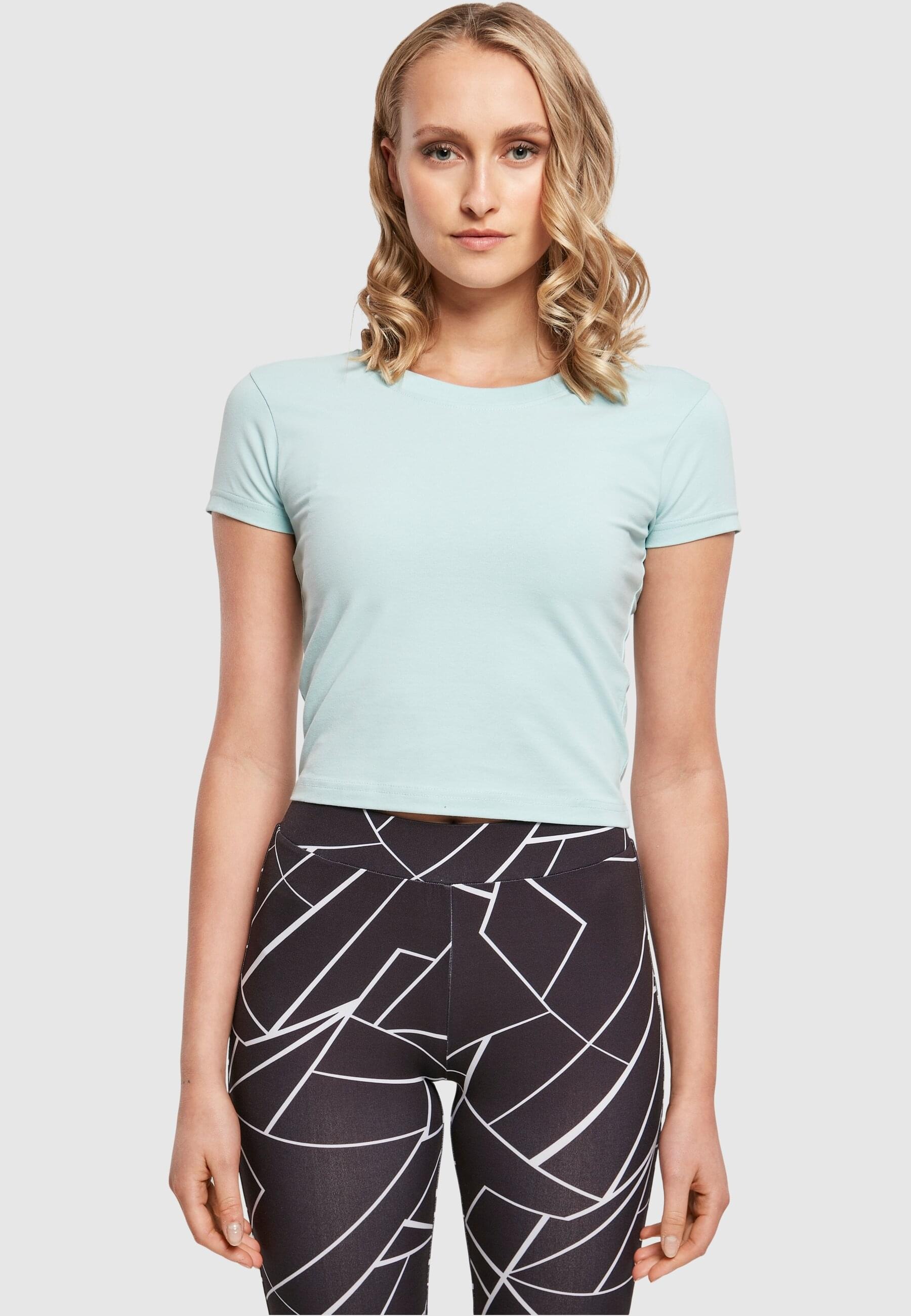 URBAN CLASSICS T-Shirt »Urban Classics Damen Ladies Stretch Jersey Cropped Tee«