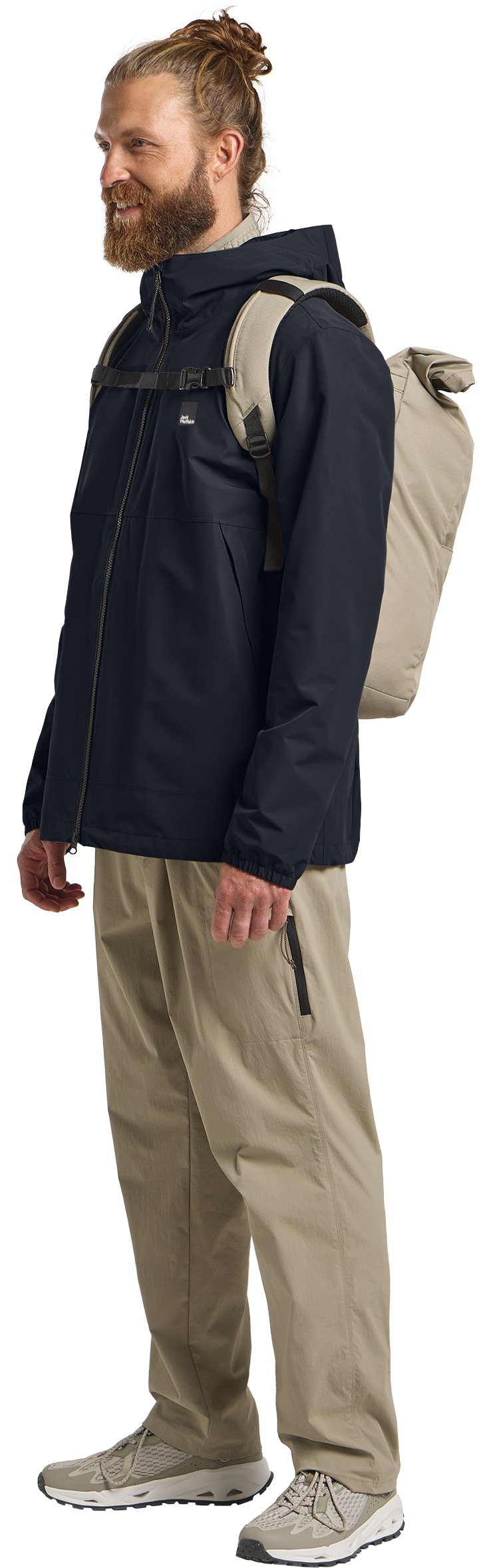 Jack Wolfskin Funktionsjacke »TERRAVIEW 2L JKT M«, mit Kapuze