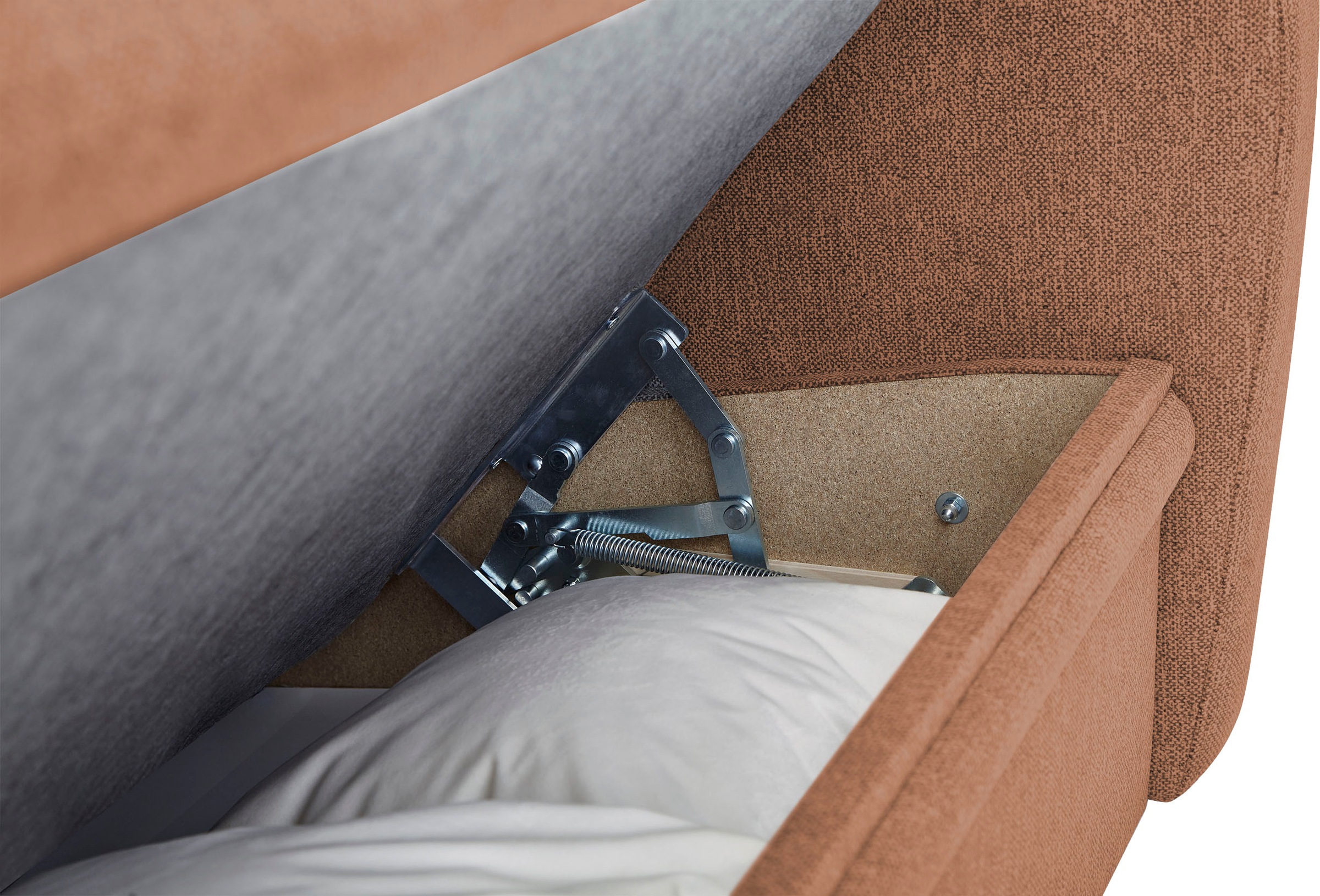 VILLA BECK Ecksofa »Varese L-Form«, (2 St.), Kopfteilverstellung, wahlweise mit Sitzvorzug, in Sitzhöhe 46 cm