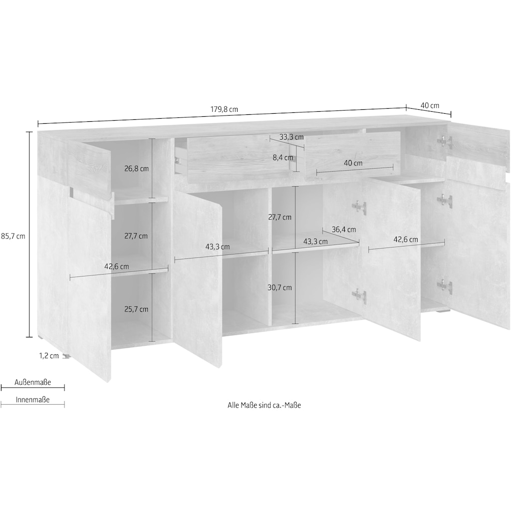 INOSIGN Sideboard »Rimini«