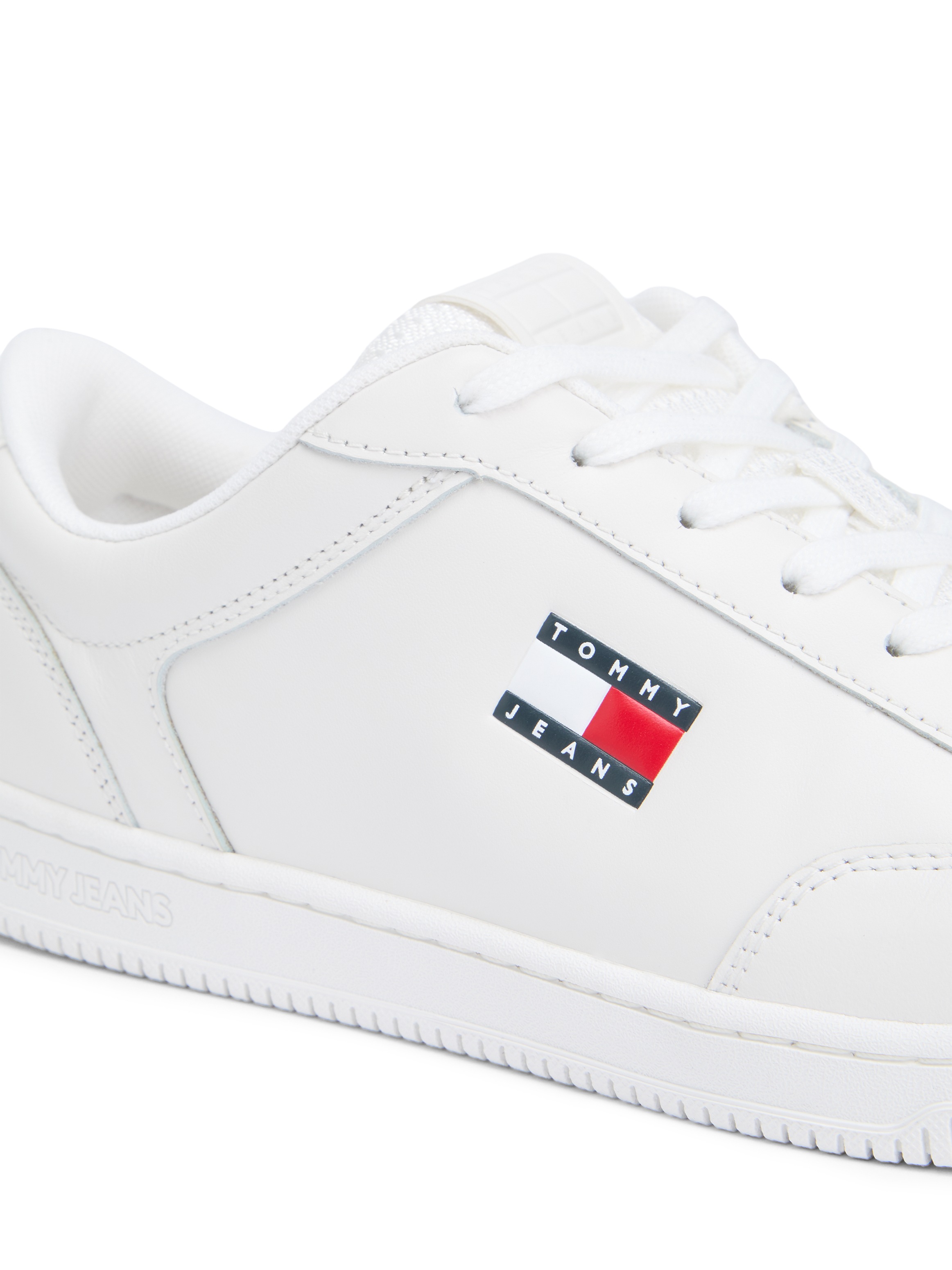 Tommy Jeans Sneaker "TJM CUPSOLE LONG LACE LEATHER", Freizeitschuh, Halbsch günstig online kaufen