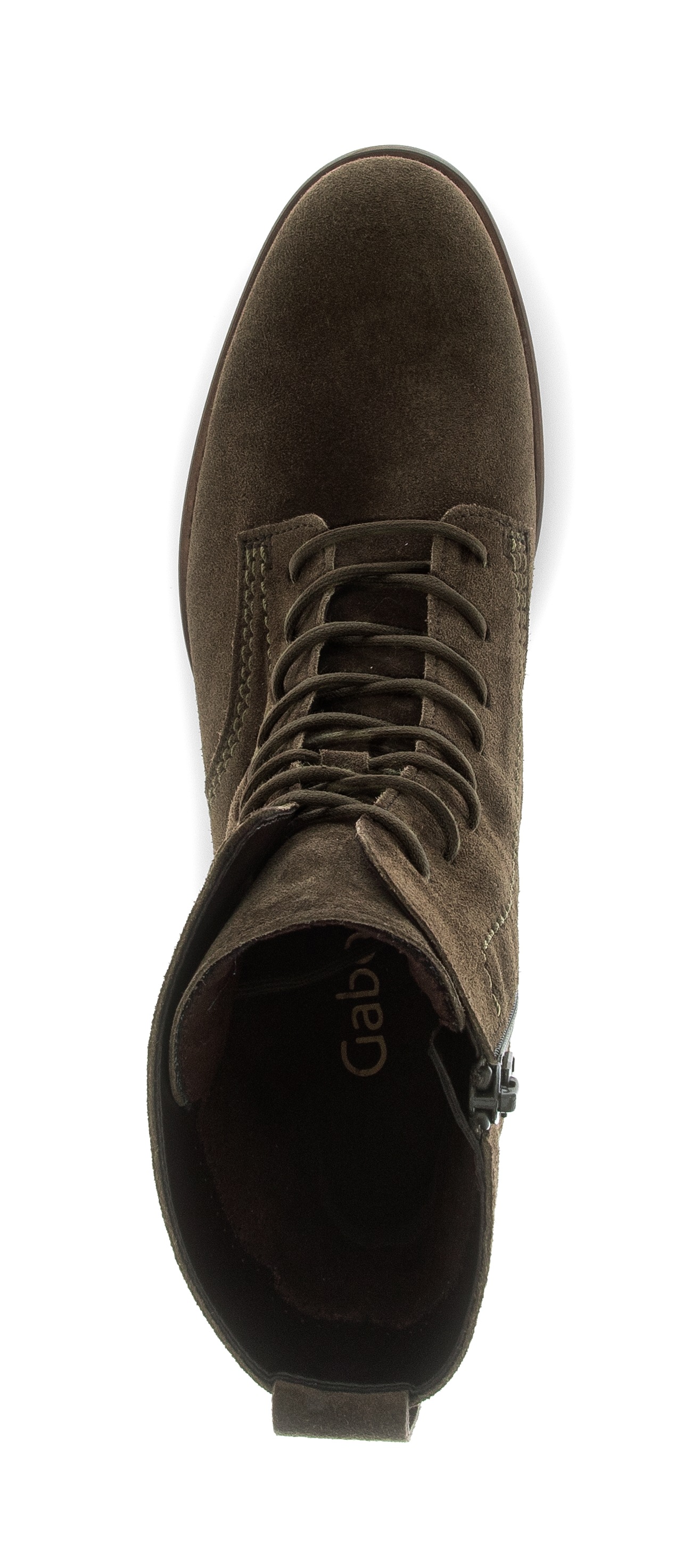 Gabor Schnürstiefelette, Blockabsatz, Schnürboots, Herbtboots mit herausnehmbarer Fußbett