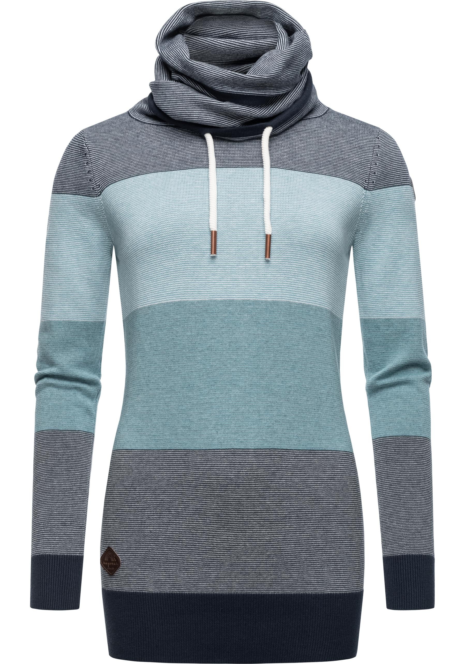 ragwear -  Sweater "Babett Stripes", stylisches Damen Langarm-Sweatshirt mit Streifenmuster