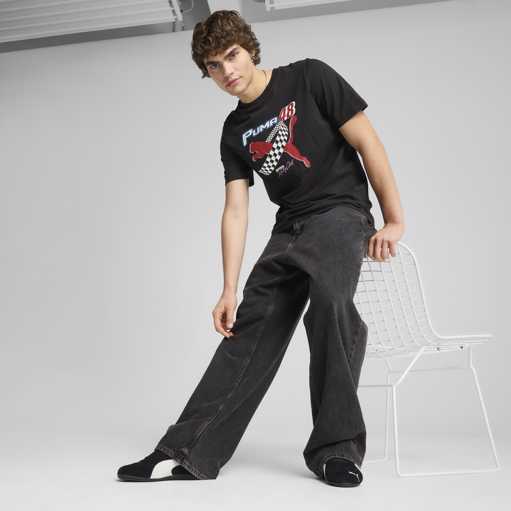 PUMA T-Shirt »GRAPHICS PUMA Moto T-Shirt Herren«