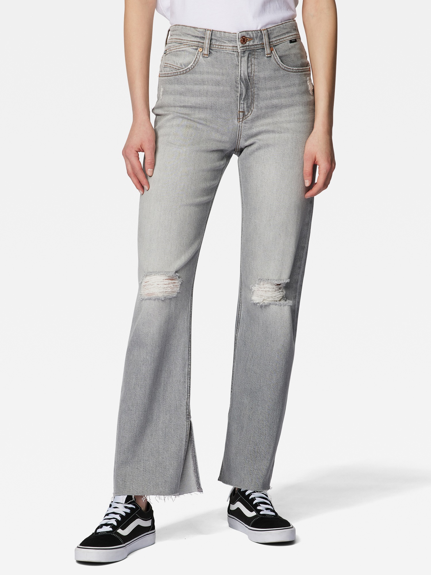 Mavi Straight-Jeans »BARCELONA SLIT«, Straight Leg Jeans mit Schlitz