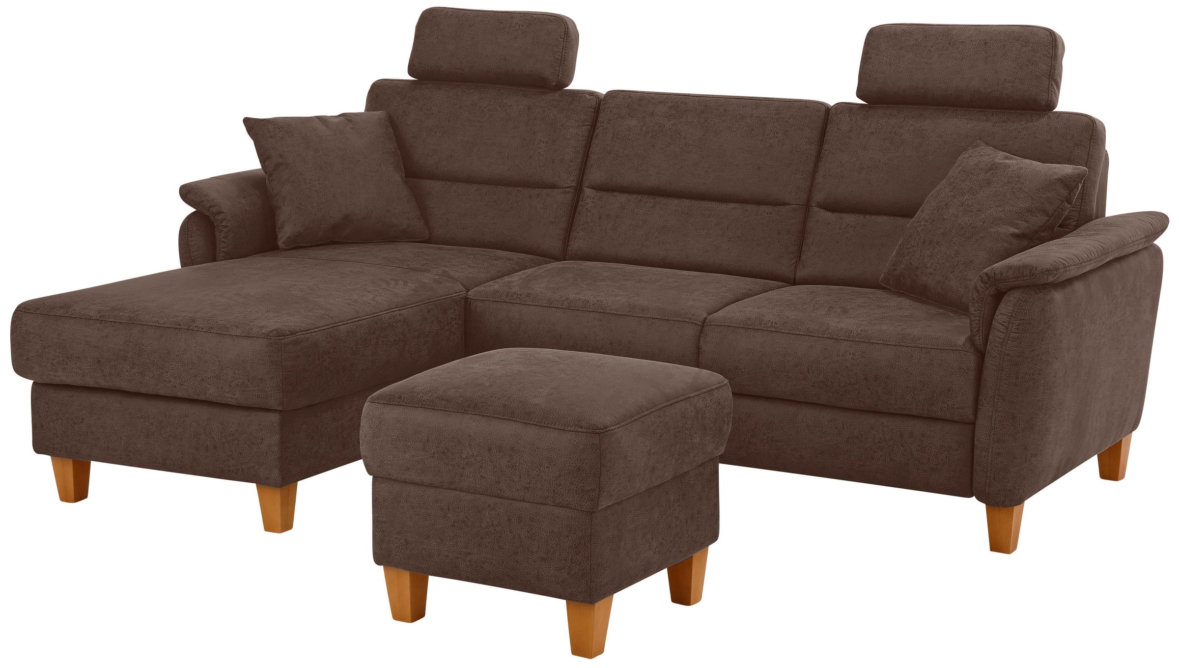 Thumbnail - Home affaire Ecksofa "Palmera L-Form, B: 244 cm" optional Bettfunktion & Bettkasten, Federkern