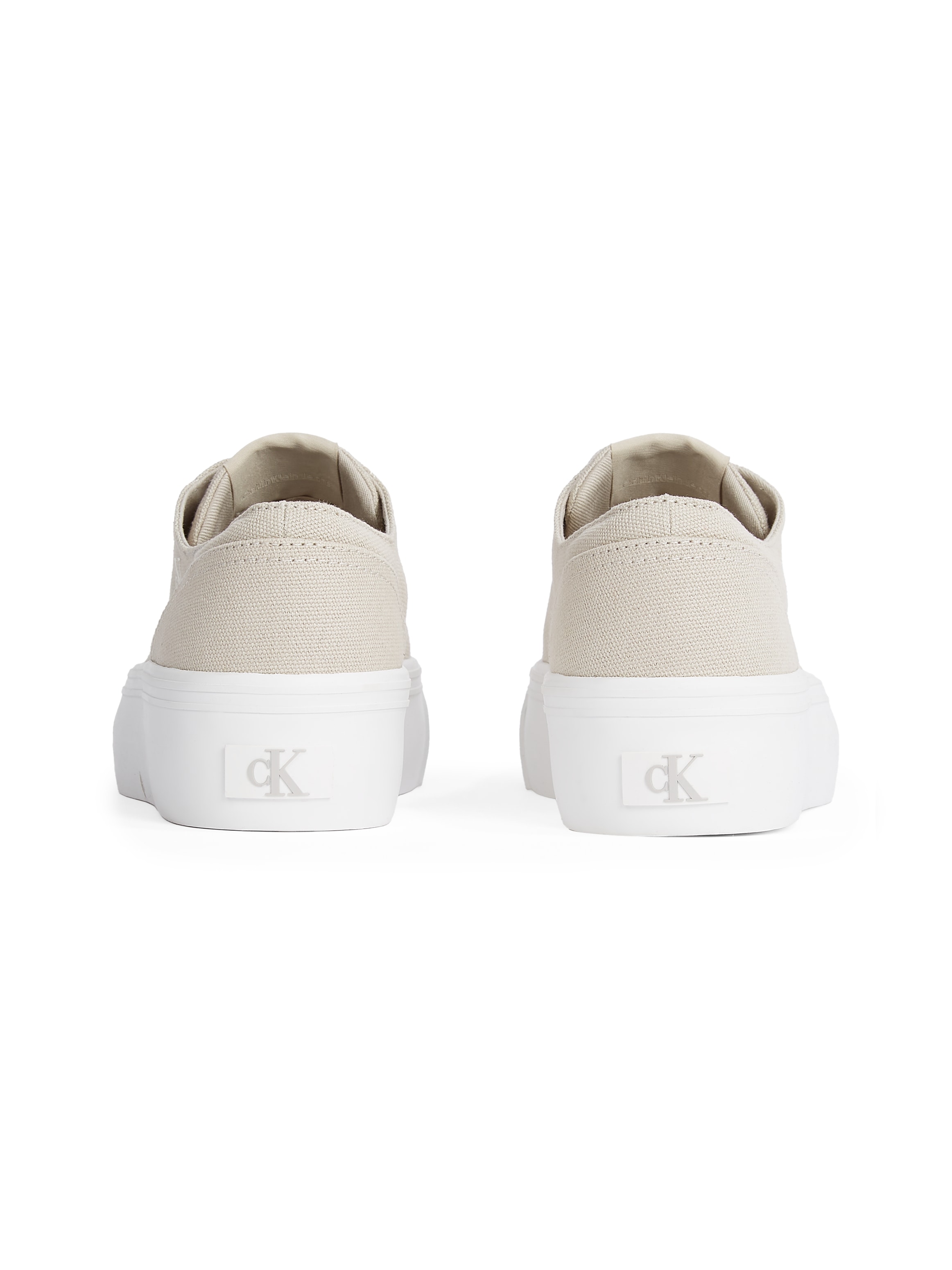 Calvin Klein Jeans Plateausneaker »VULC FLATFORM LOW CV MG«, Schnürschuh, Freizeitschuh, Halbschuh mit seitlichem Logo