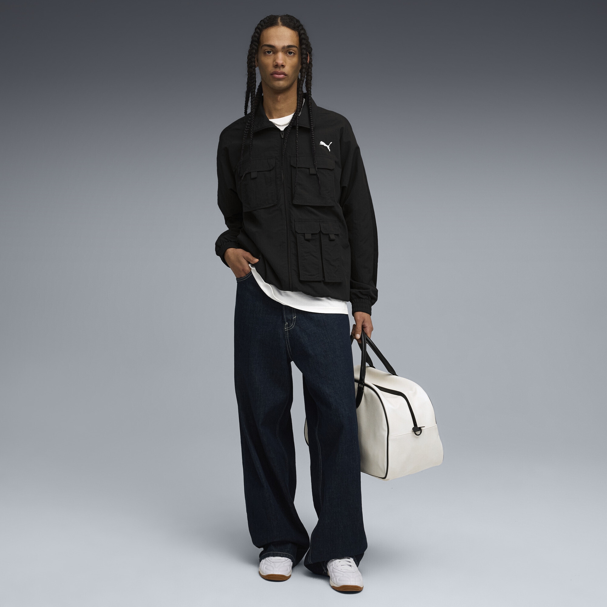 PUMA Trainingsjacke »T7 Cargo Relaxed Trainingsjacke Herren«