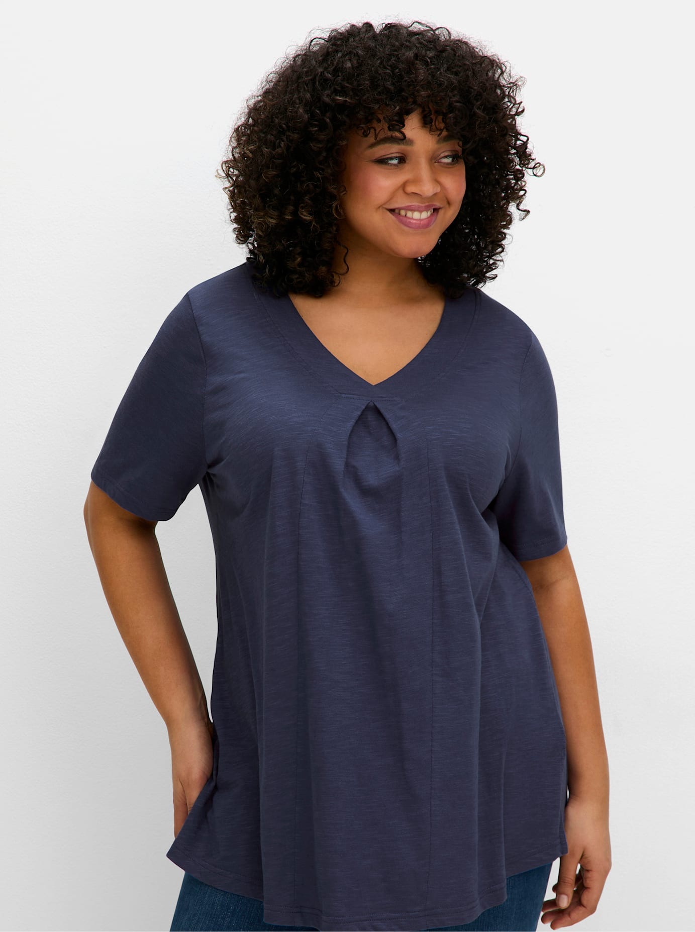 Sheego T-Shirt »T-Shirt«, (1 tlg.)
