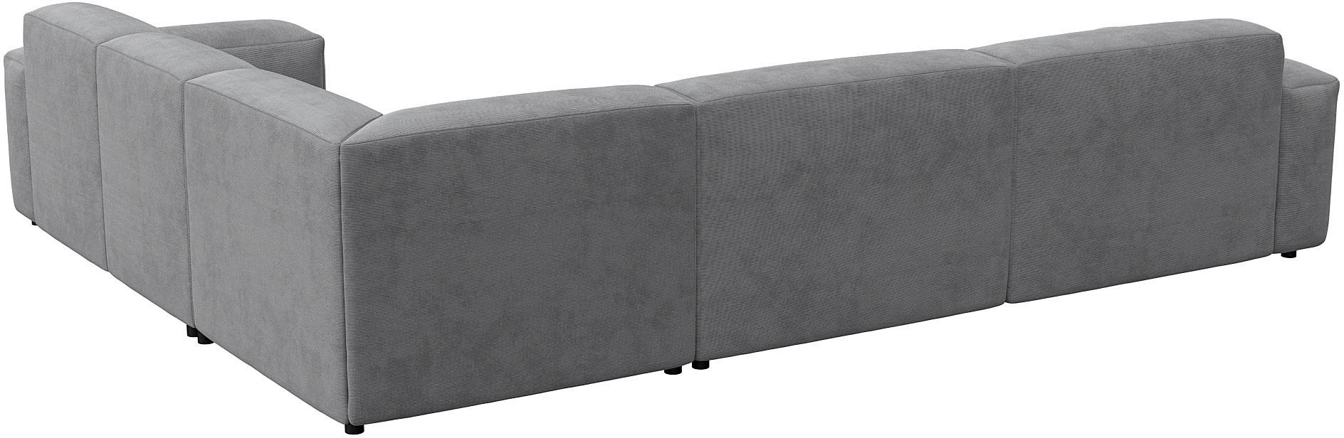 FLEXLUX Ecksofa »Lucera, super bequem durch hochwertigen Sitzaufbau mit Kaltschaum«, modern & anschmiegsam, L-Form, Designsofa