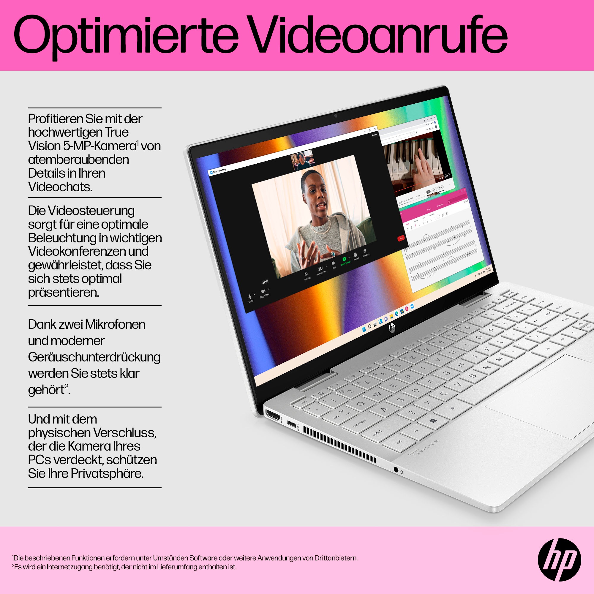 HP Notebook »14-ek20«, 35,6 cm, / 14 Zoll, Intel, Core 5, Intel Graphics, 512 GB SSD, 14-ek2055ng