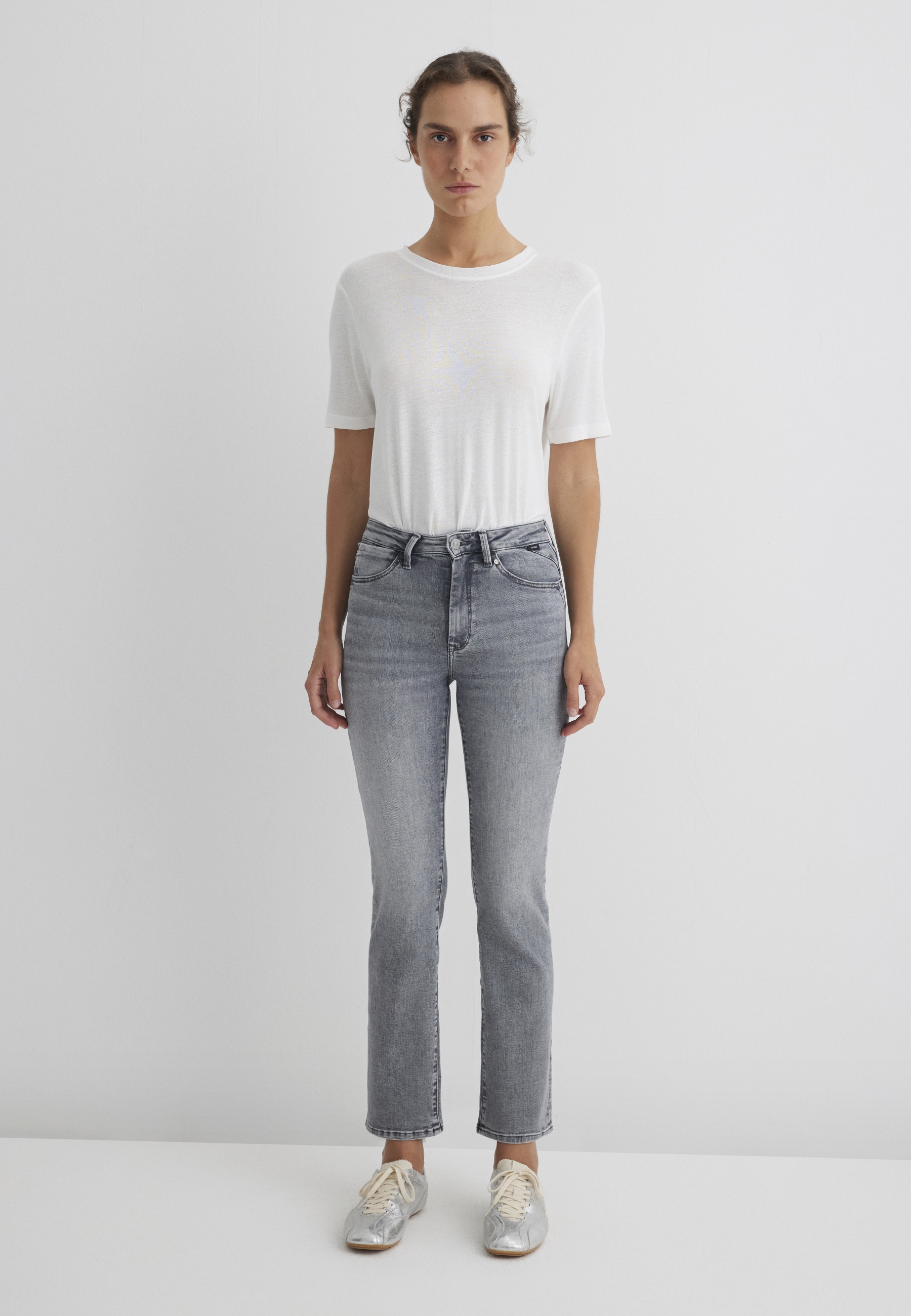 Mavi Straight-Jeans »KENDRA«, gerde Form
