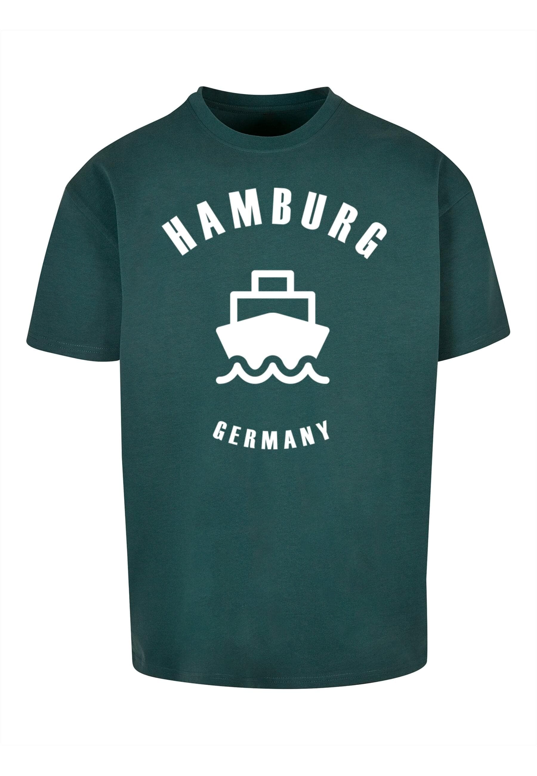 T-Shirt »Merchcode Herren Hamburg X Heavy Oversize Tee-BY102«, (1 tlg.)