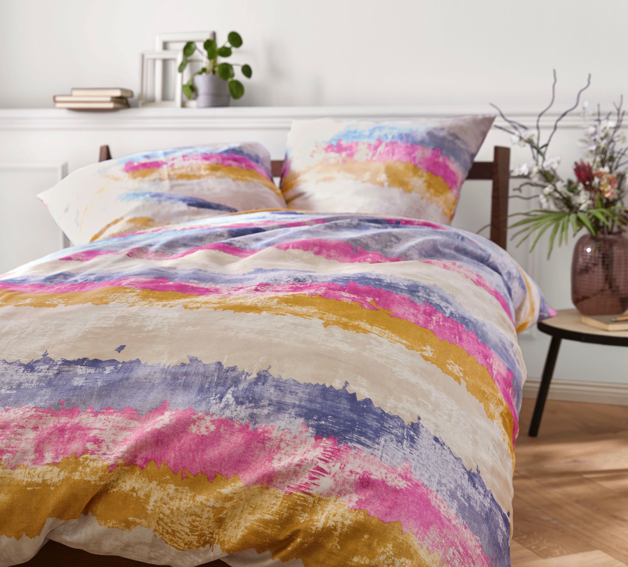 Kleine Wolke Bettwäsche "Jarven" 2 Stk. tlg. mit Streifen günstig online kaufen