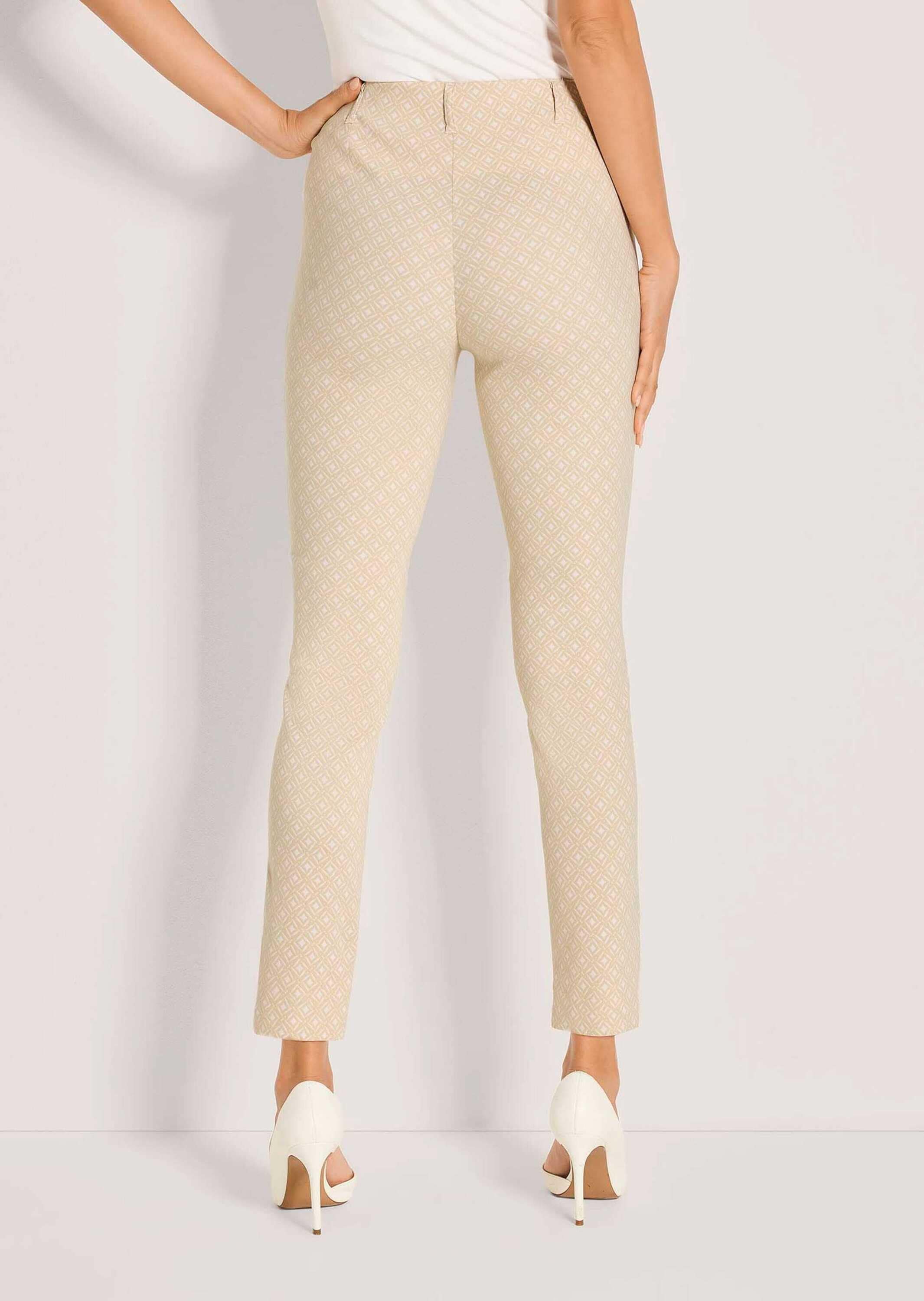 MADELEINE Stoffhose »Jerseyhose Jacquardhose mit grafischem Muster«