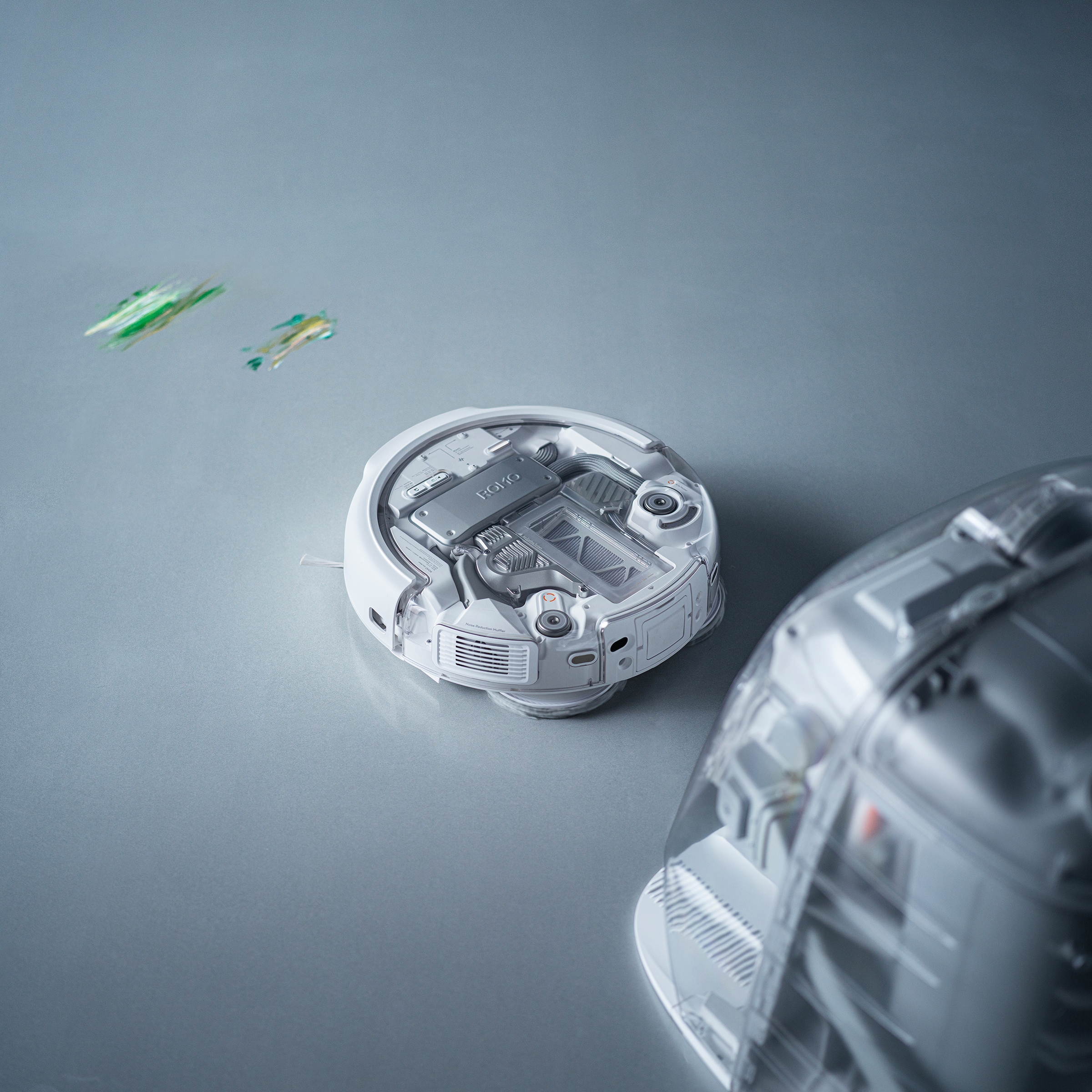 DJI Saugroboter »DJI ROMO P« Transparenter Saugroboter mit Absaugstation und App-Steuerung