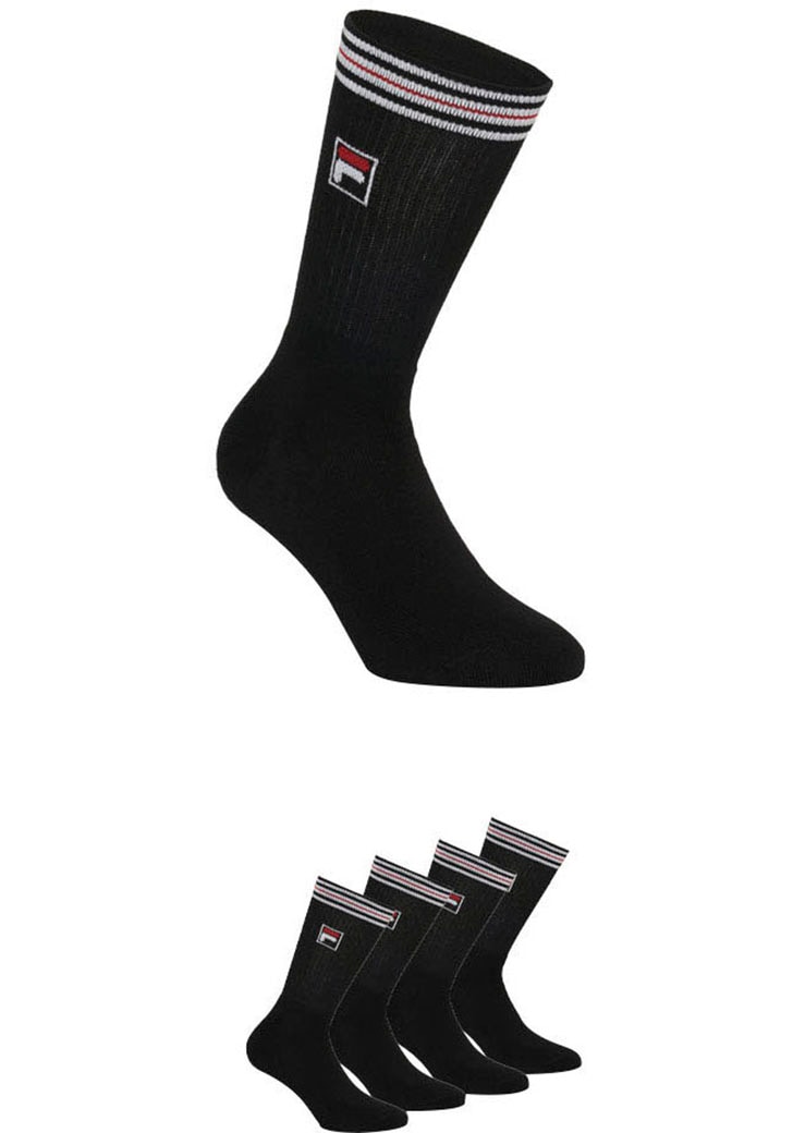 Fila Sportsocken "UNISEX TOP QUALITY FULL TERRY VINTAGE SOCKS" 4 Paar tlg. günstig online kaufen