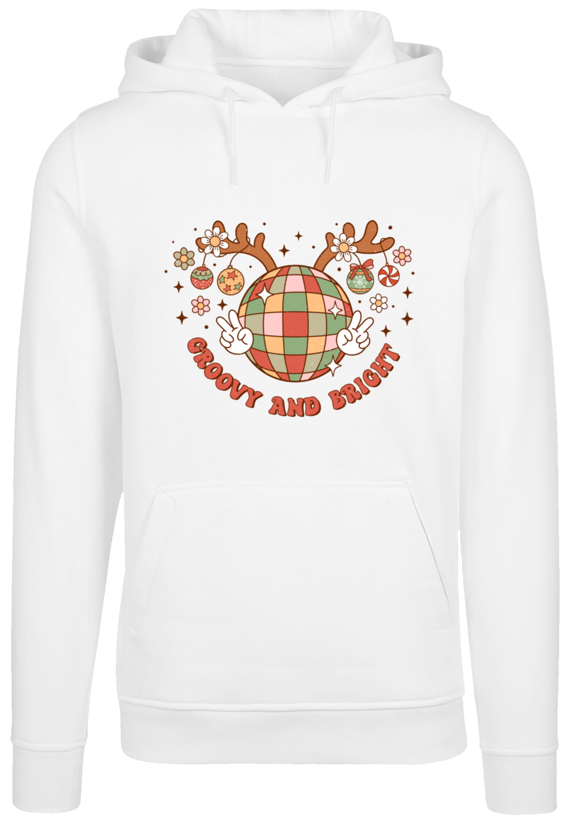 Kapuzenpullover »Groovy And Bright Christmas Disco Deer«, Premium Qualität