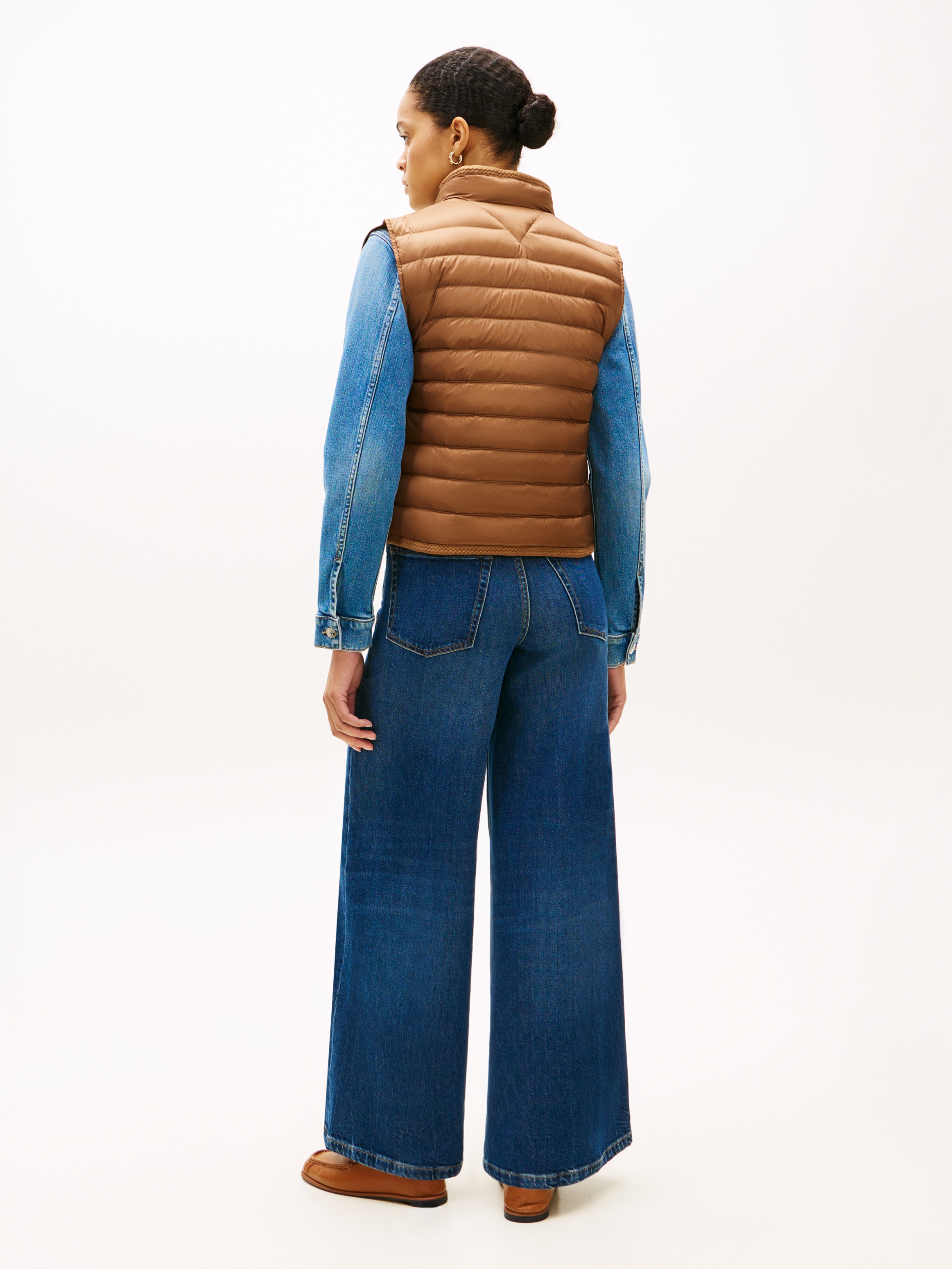 Tommy Hilfiger Steppweste »FEMININE LW DOWN VEST« mit aufgesetzten Taschen