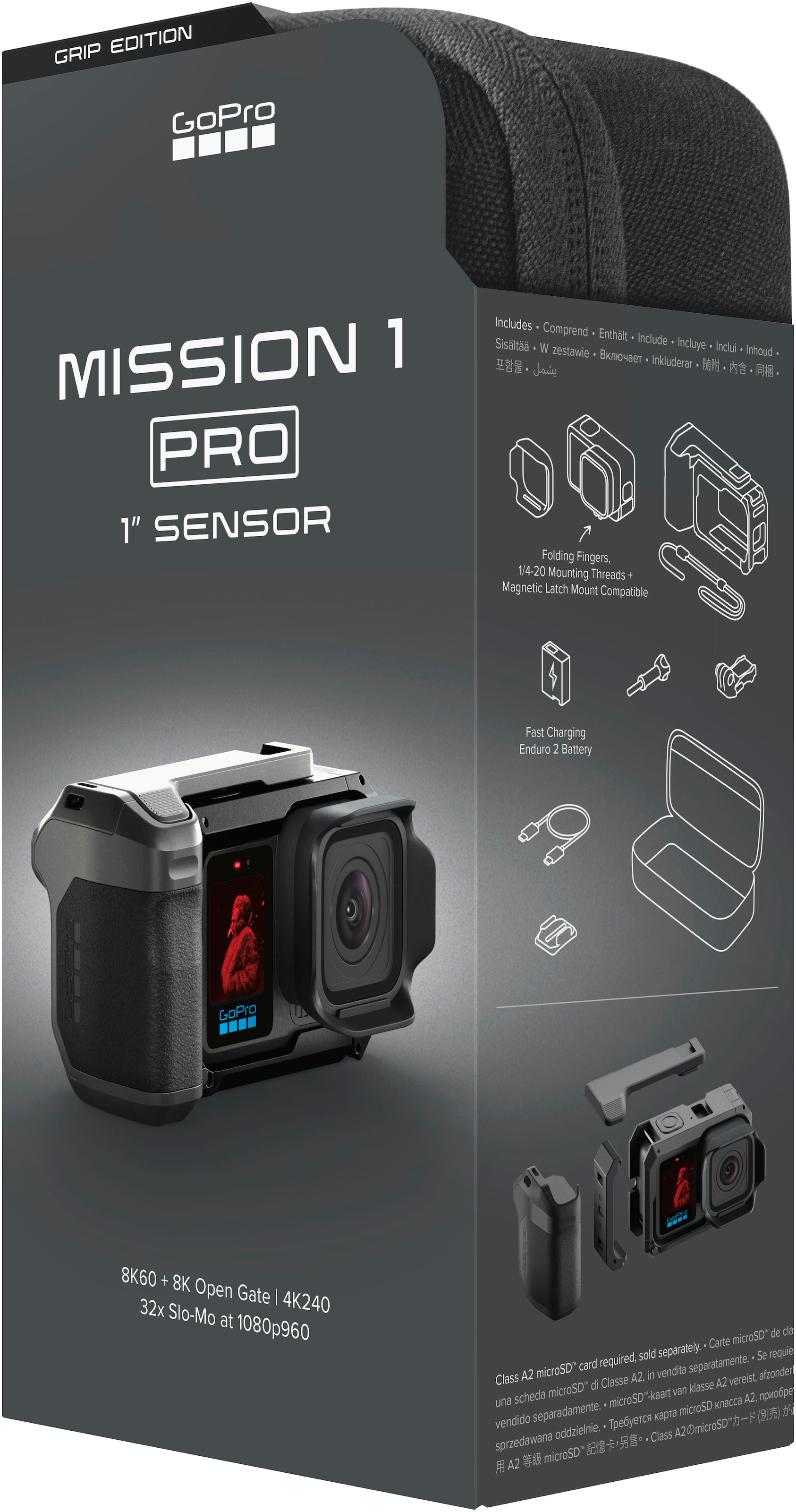 GoPro Action Cam »Mission 1 Pro GRIP Edition« 8K Bluetooth