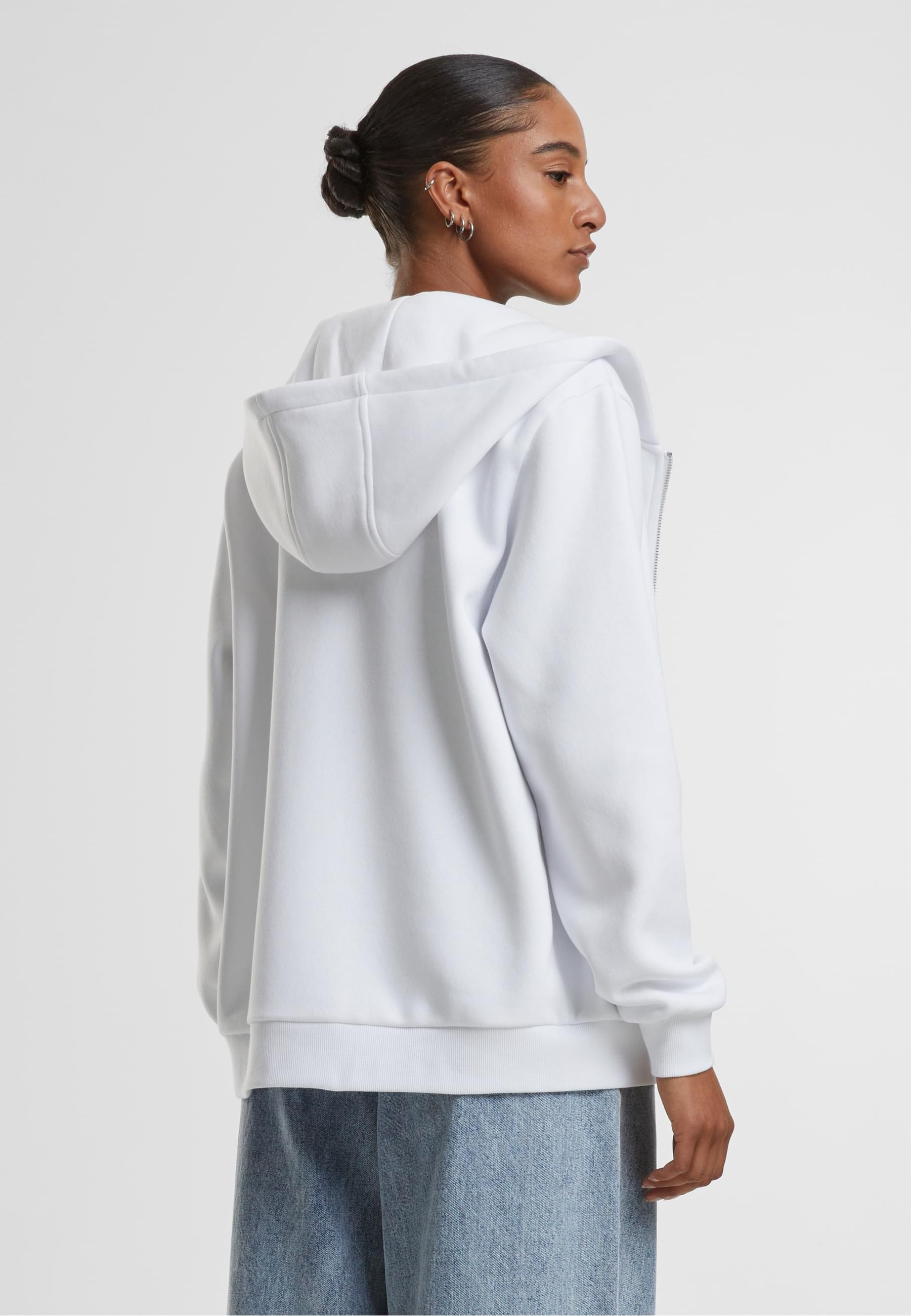 URBAN CLASSICS Cardigan »Urban Classics Ladies Fluffy Zip Cardigan«
