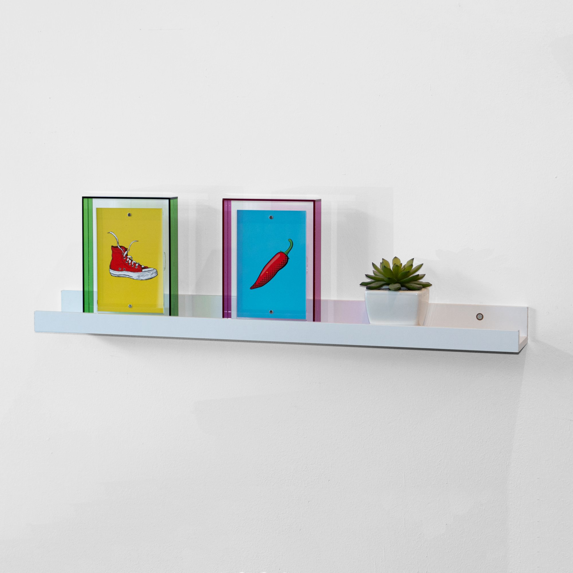 queence Wandregal "Bilderleiste 2-teilig" Spar-Set, 2 Stk. tlg. Galerieboar günstig online kaufen