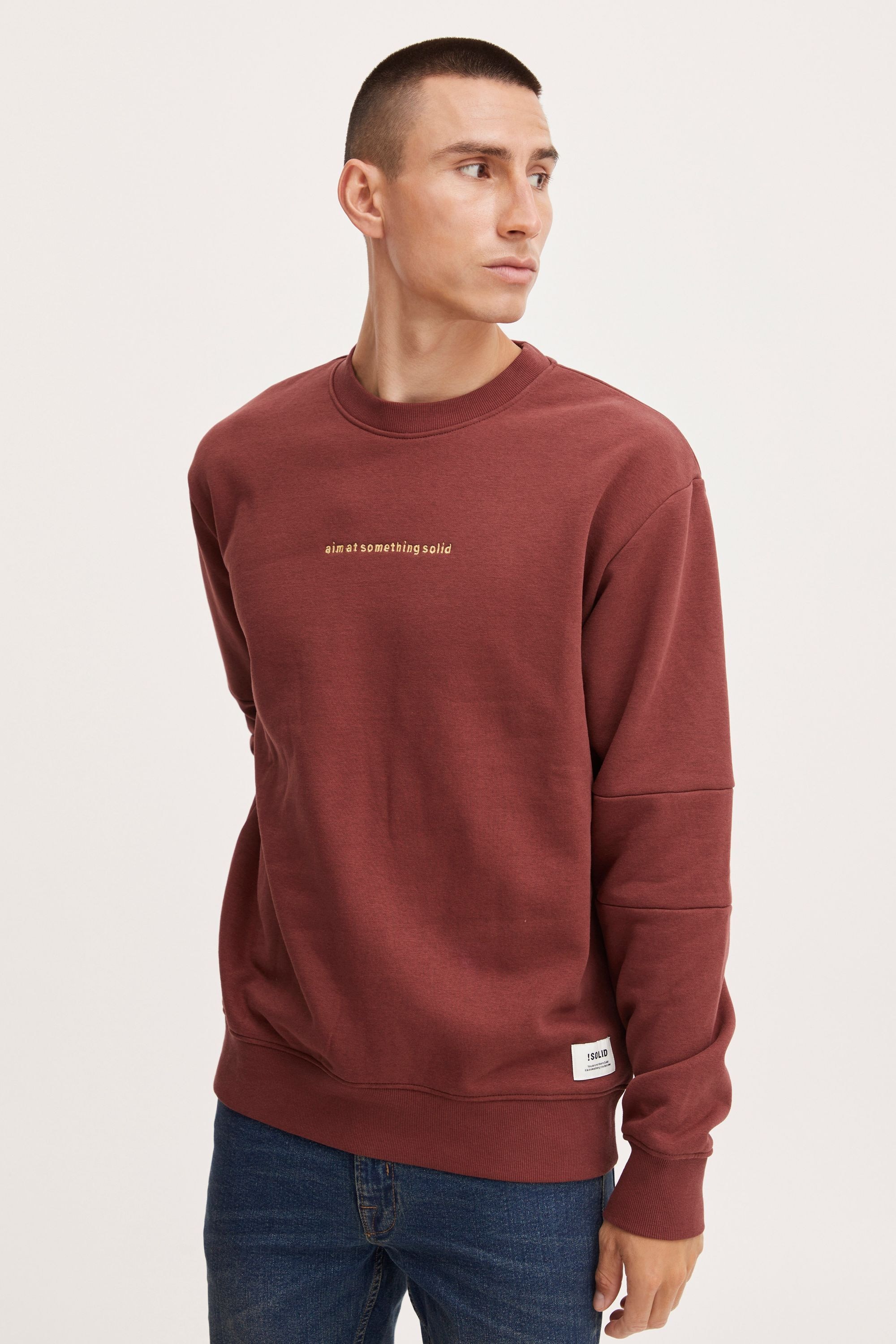 Solid Rundhalspullover "Sweatshirt SDDarton" günstig online kaufen