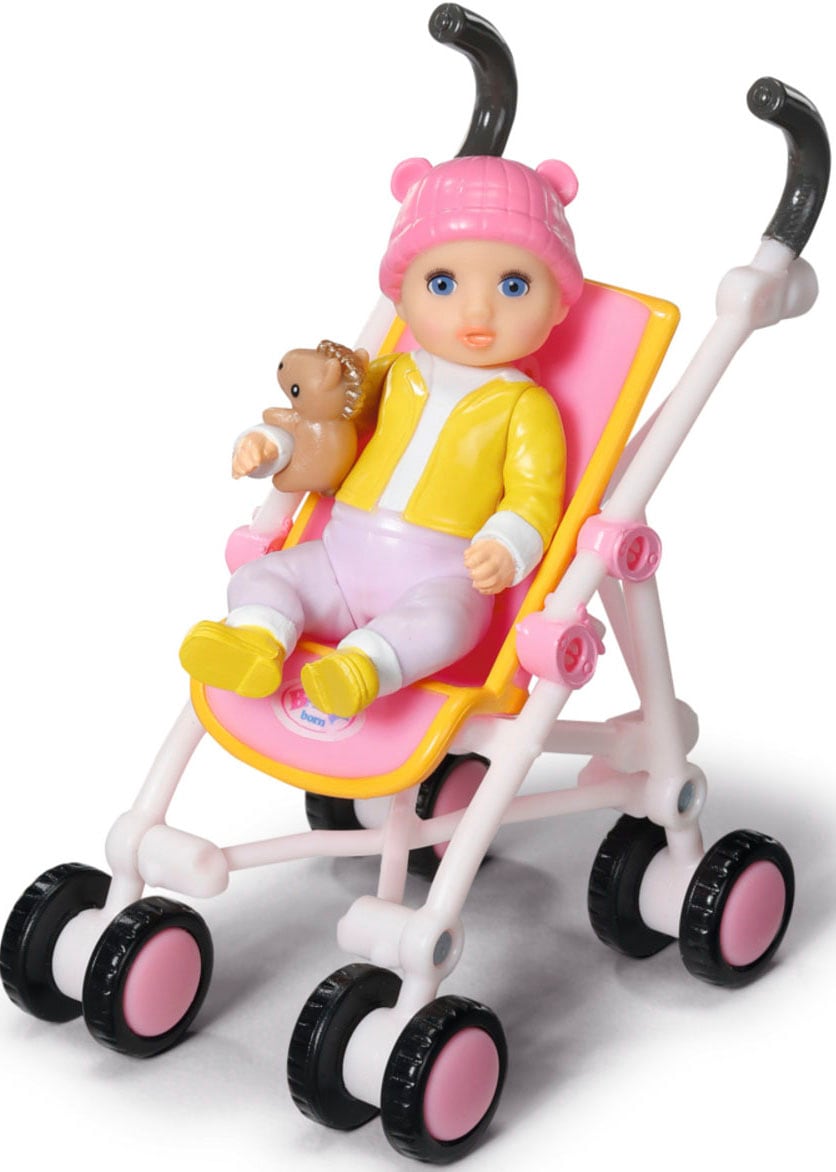 Baby Born Minipuppe »Baby born® Minis Spielset Buggy«, inklusive Baby born® Mini Puppe