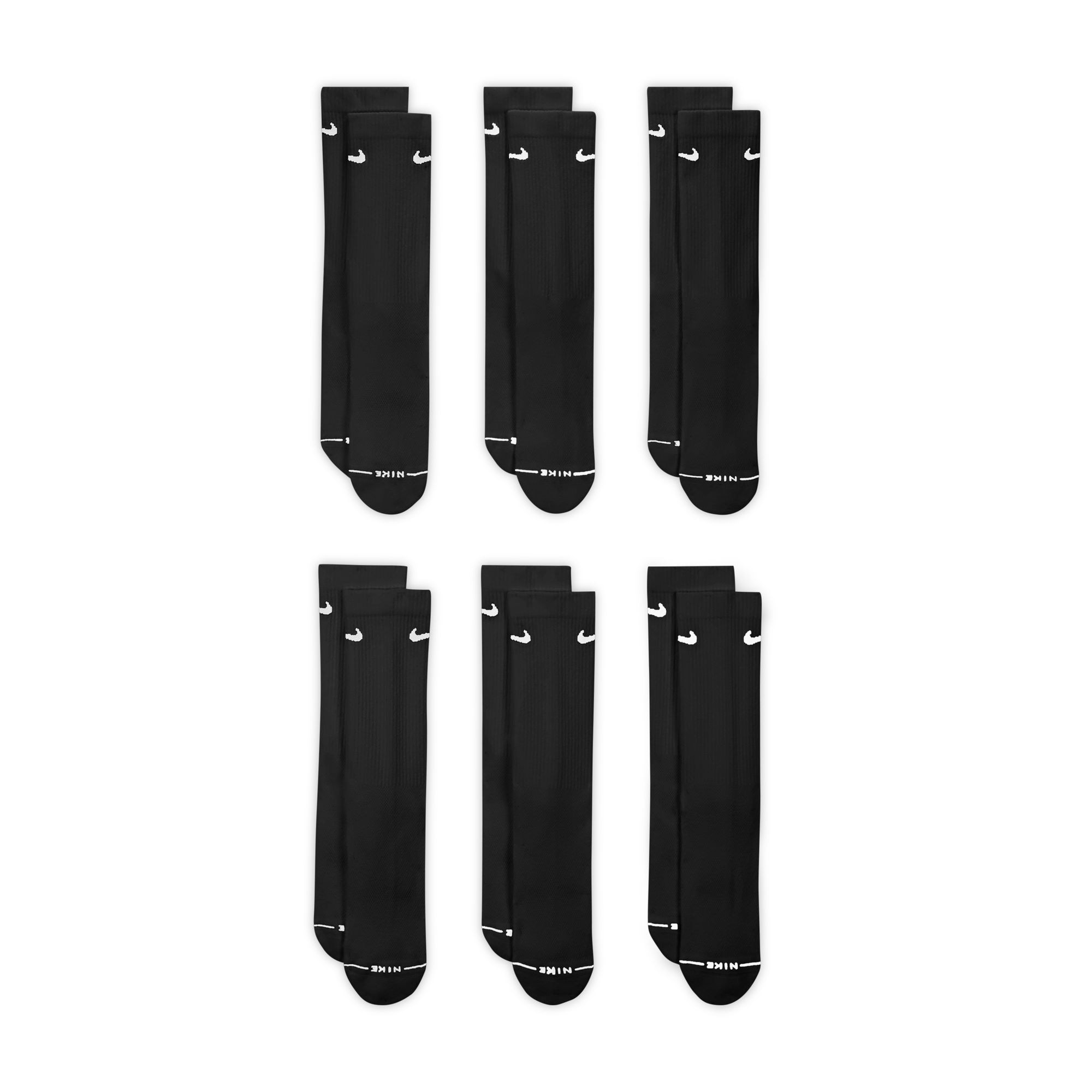 Nike Sportsocken »U NK ED ELVD CRW 6P - 144« für sportliche Aktivitäten, für verschiedene Sportarten