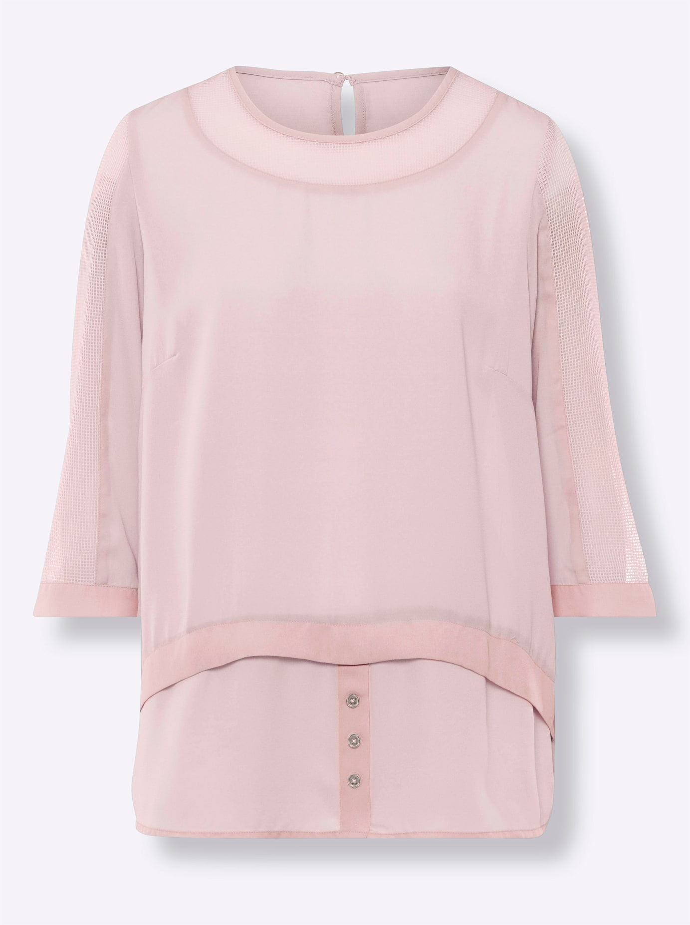 HEINE Crepe Blouse Women Light Pink 34 2