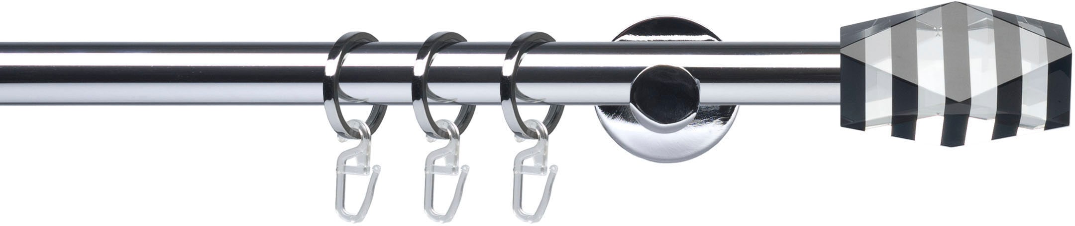 Liedeco Gardinenstange "Fertigstilgarnitur 20 mm Piano Montreal" Ø 20 mm 1 günstig online kaufen