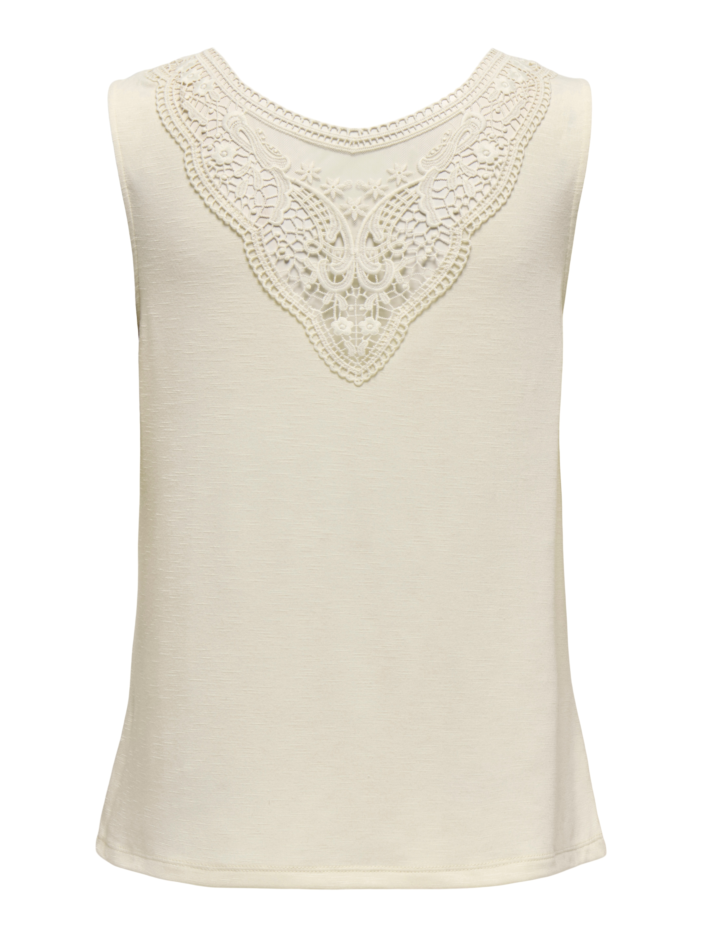 ONLY Spitzentop »ONLFREDA S/L U-NECK MIX TOP BOX JRS«
