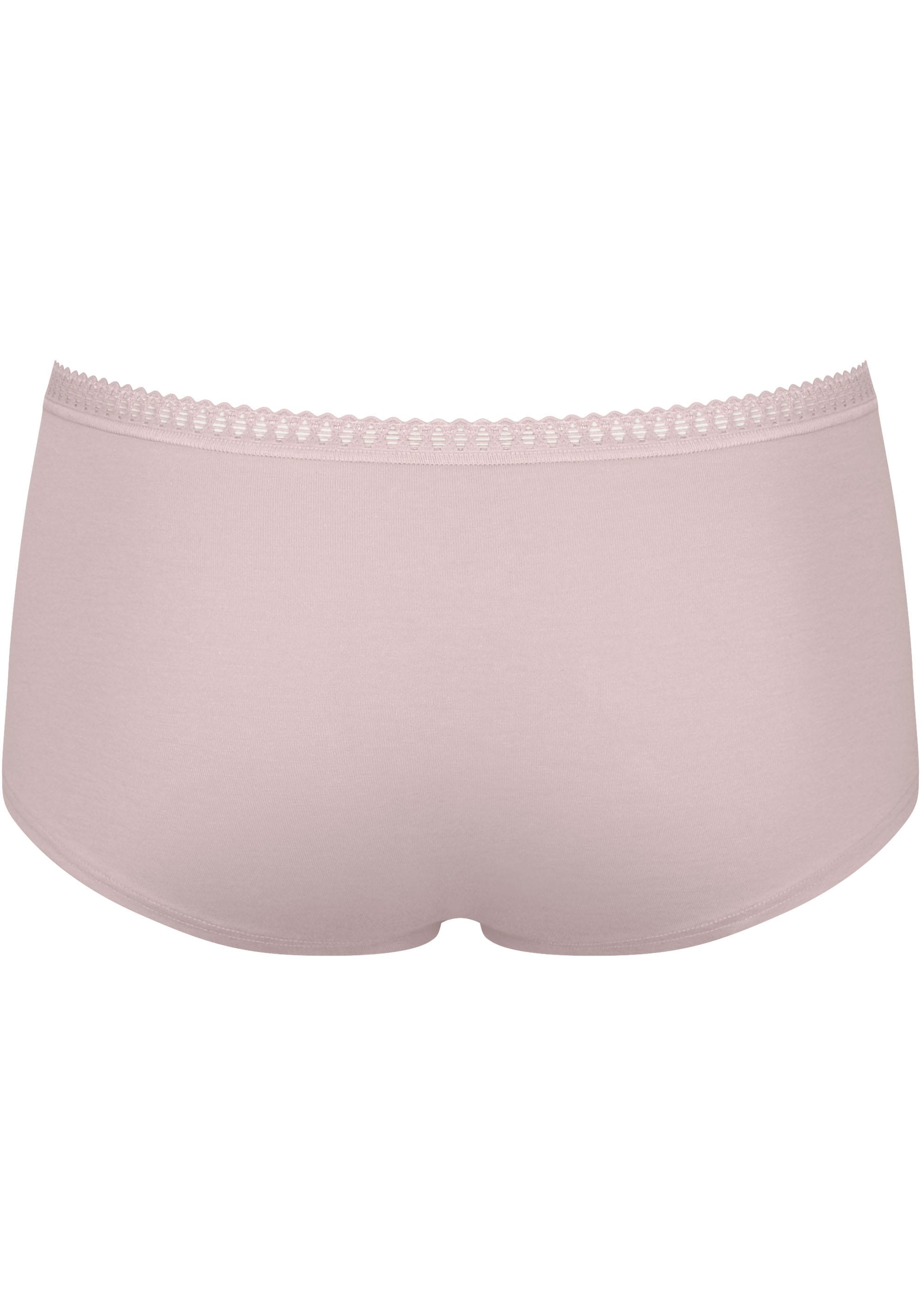 sloggi Panty »GO Crush Short C3P«, (Packung, 3 St.), Spitzendetails