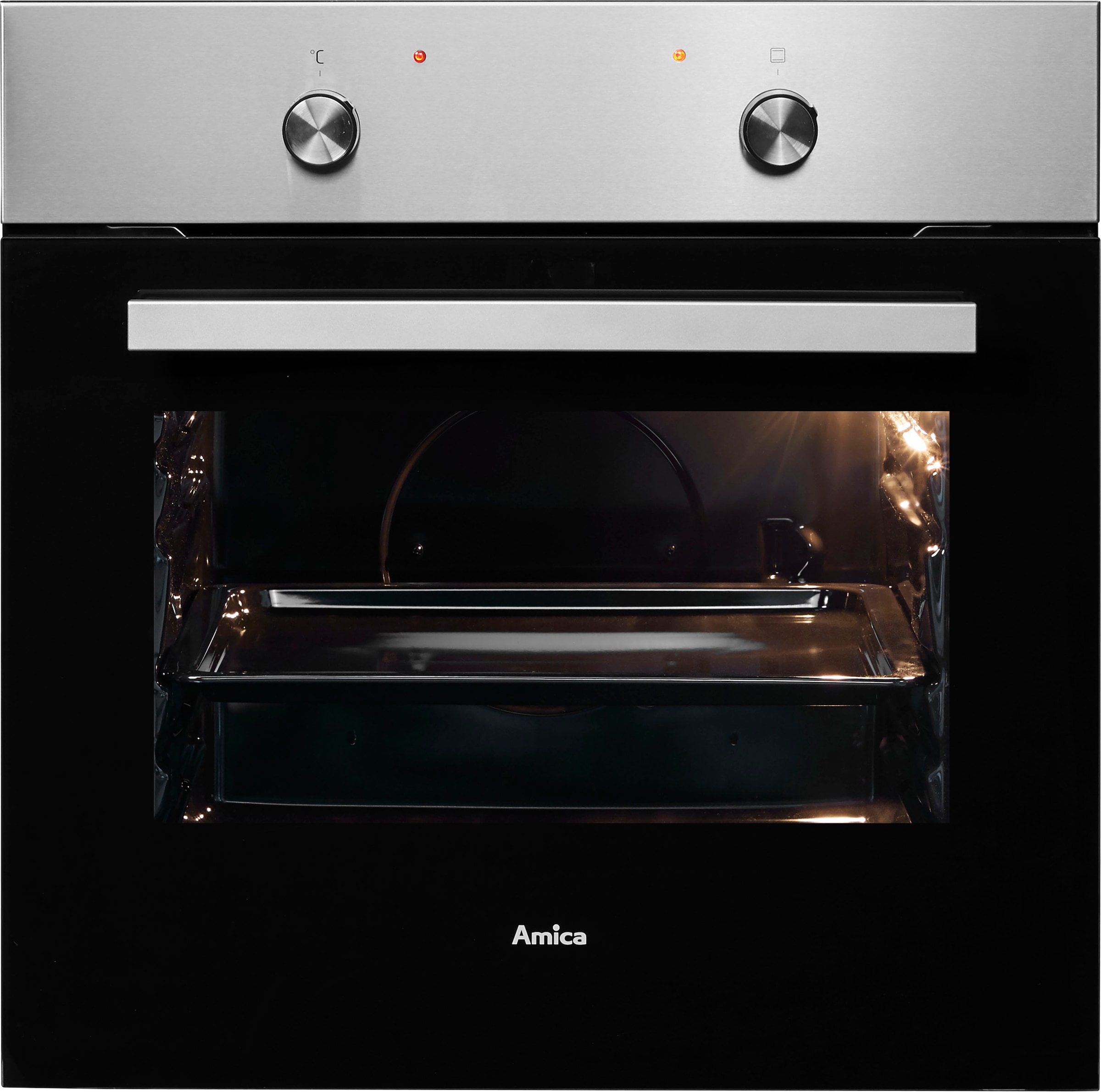 AMICA Einbaubackofen "EB 941 600 E", B:59,5cm H:59,5cm T:57,5cm, silber, Backöfen