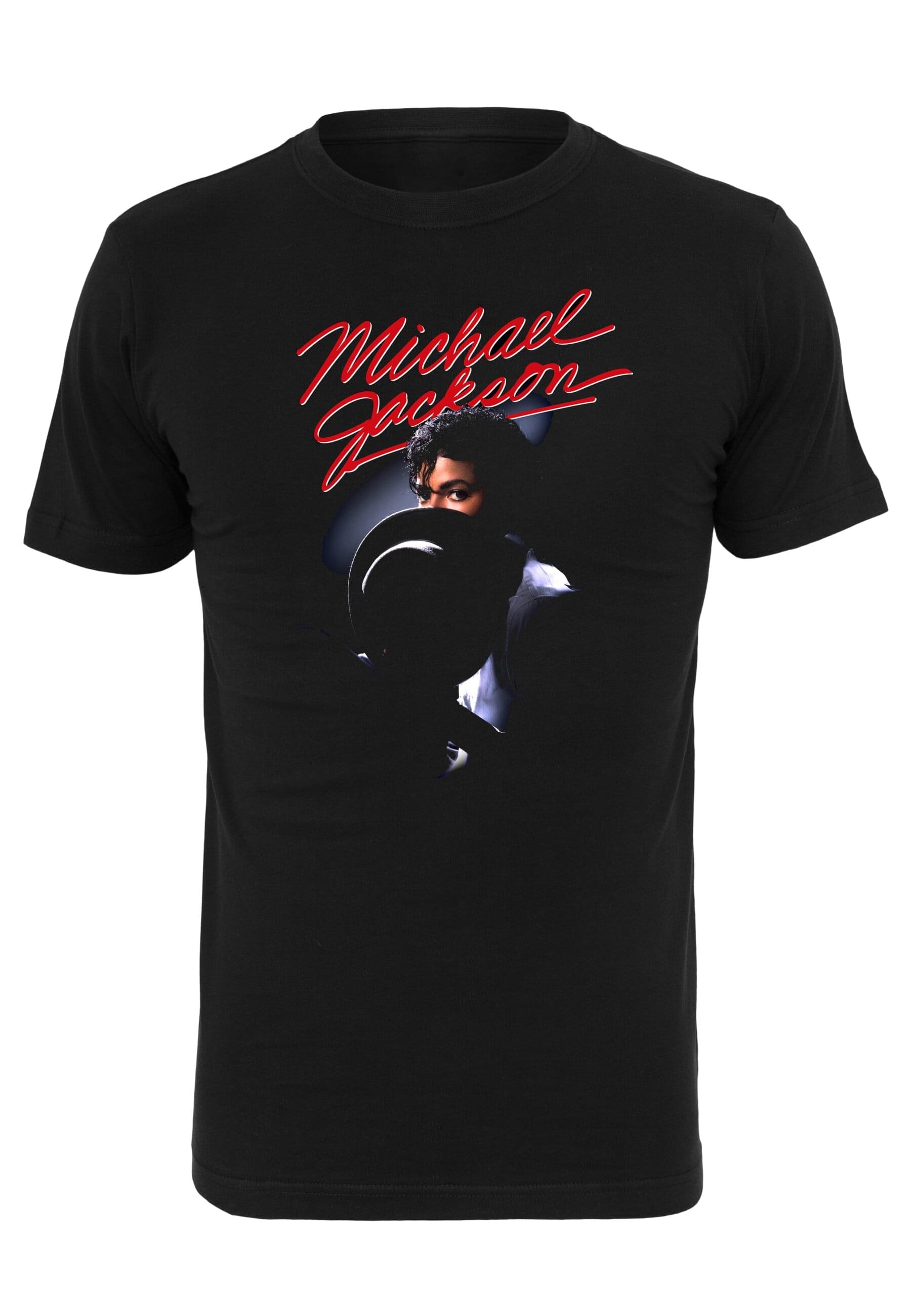Merchcode Kurzarmshirt »Merchcode Damen Ladies Michael Jackson Tee«, (1 tlg.)