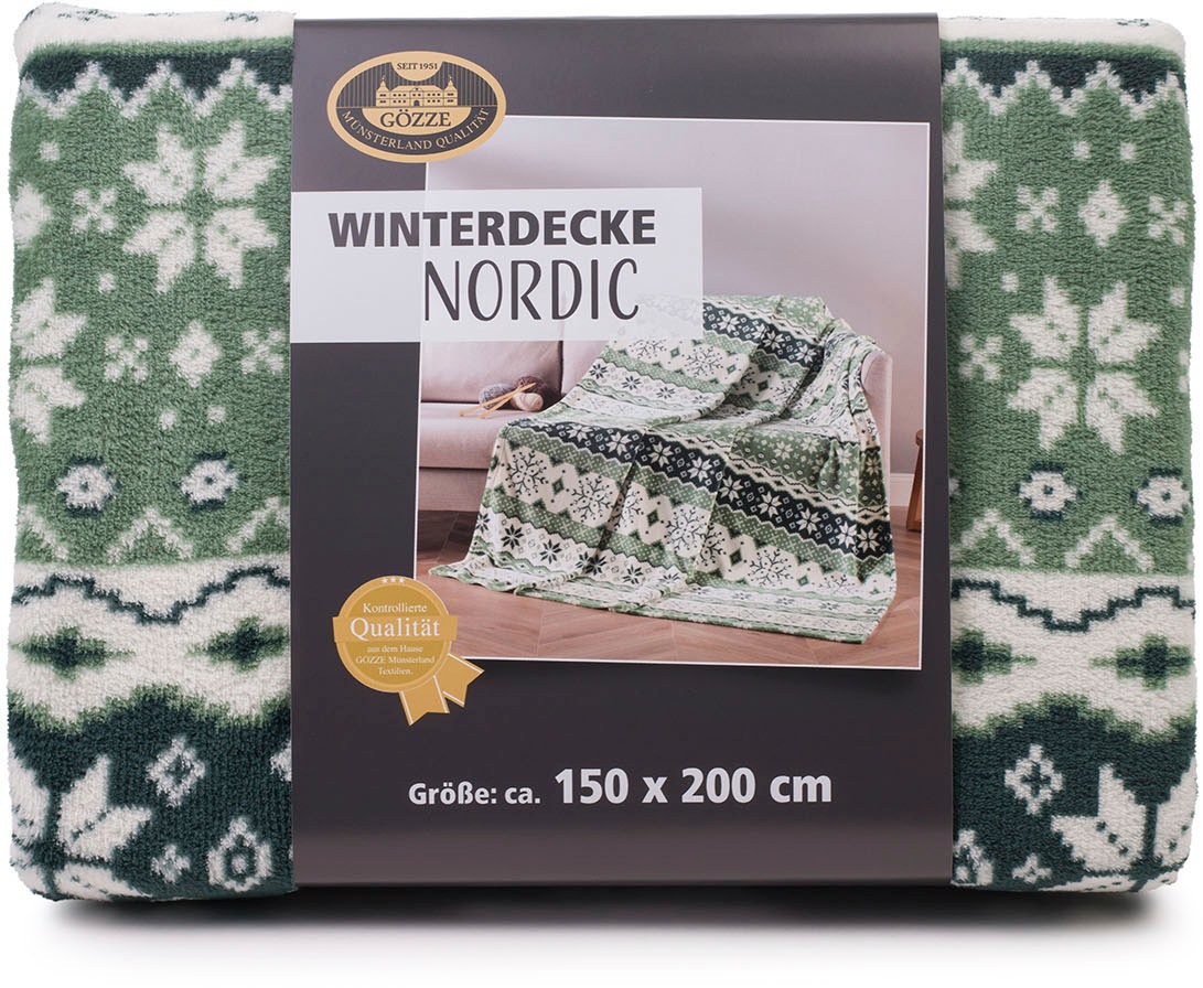 Gözze Plaid »Heim-und Schlafdecke Nordic«
