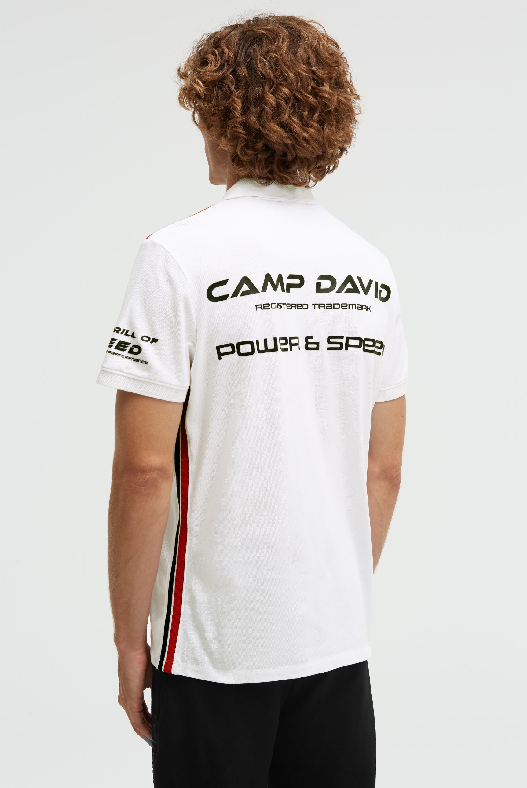 CAMP DAVID Poloshirt mit Baumwolle