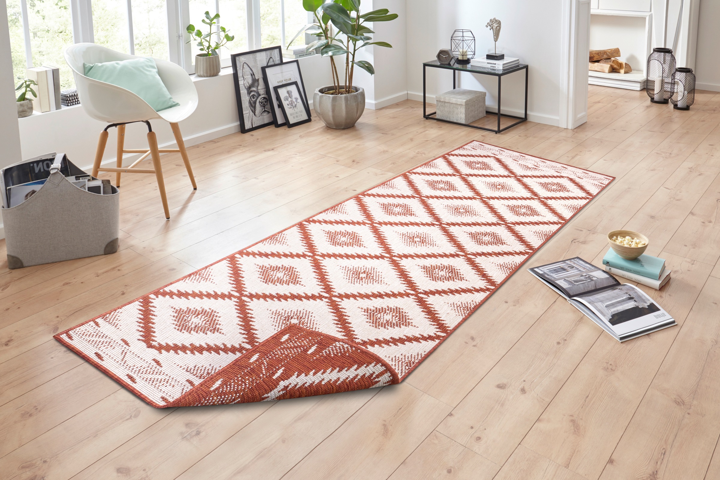 NORTHRUGS Malibu Teppich 80x150cm | Wendeteppich Für Innen & Outdoor