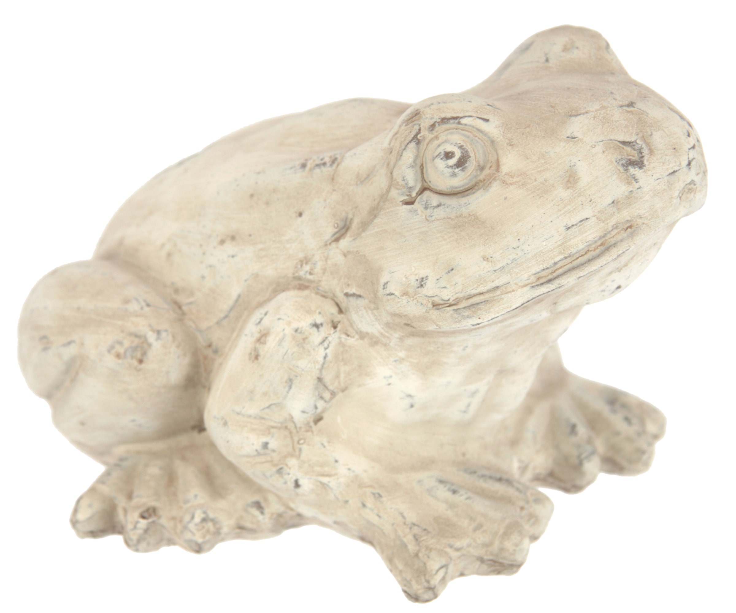 I.GE.A. Dekofigur "Frosch aus Keramik", Antik-Look Gartendeko Tierfigur Dek günstig online kaufen
