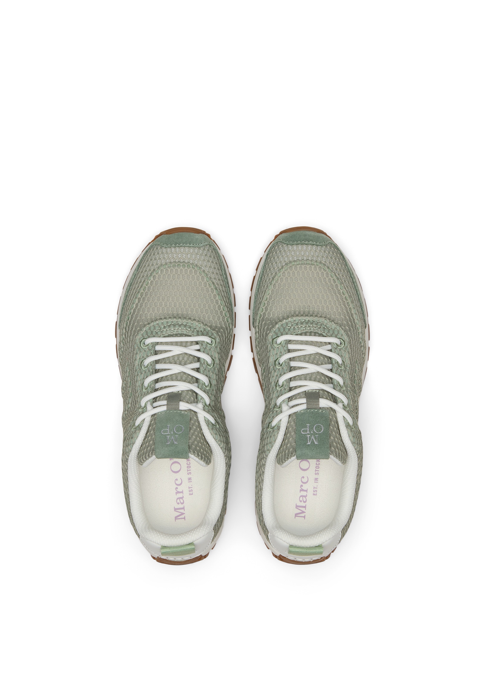 Marc O'Polo Sneaker »aus edlem Rindleder und Mesh-Einsatz«