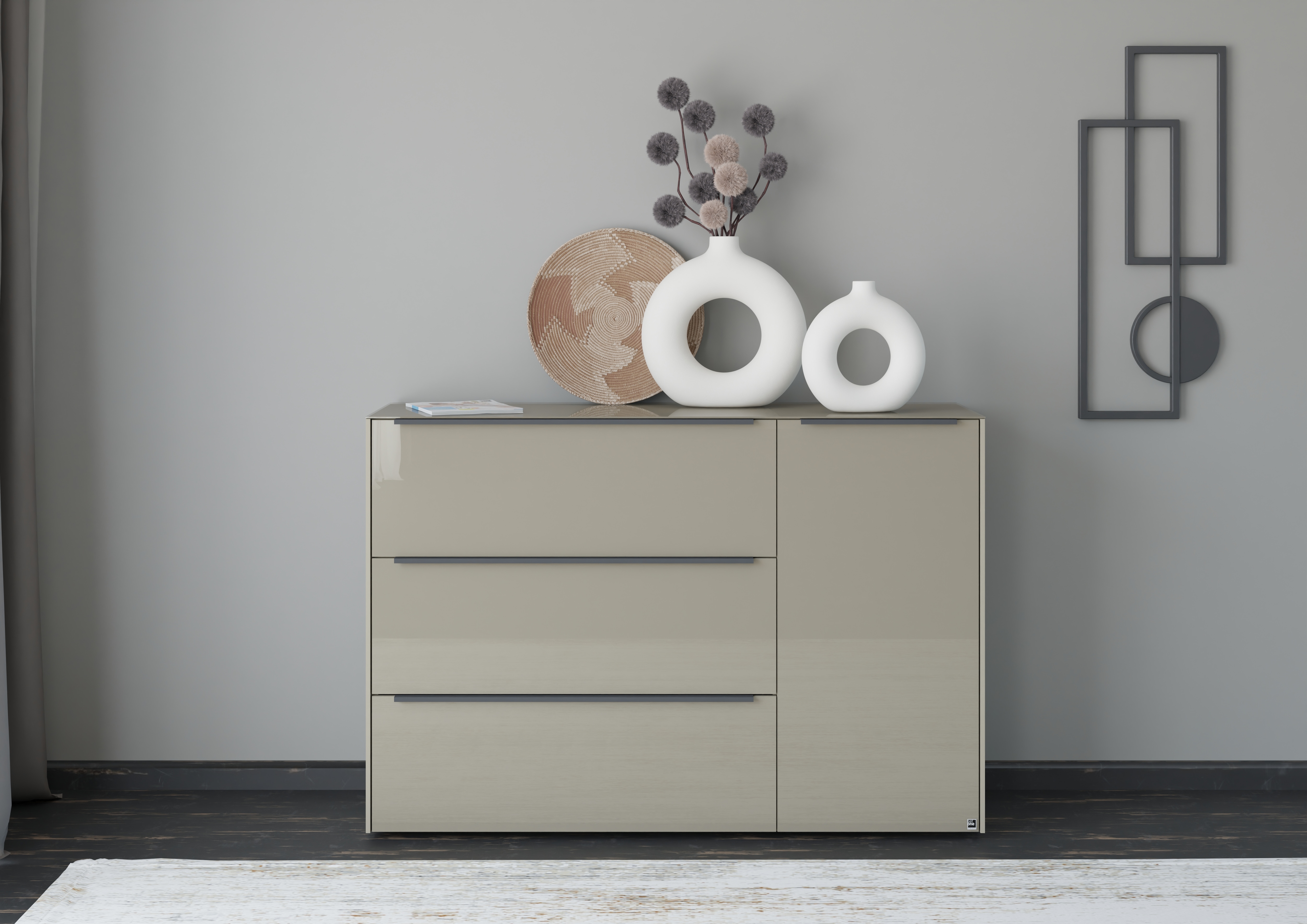 set one by Musterring Sideboard "Reno" 1 Stk. tlg. Mit Gleitern und in verschiedenen Farben erhältlich