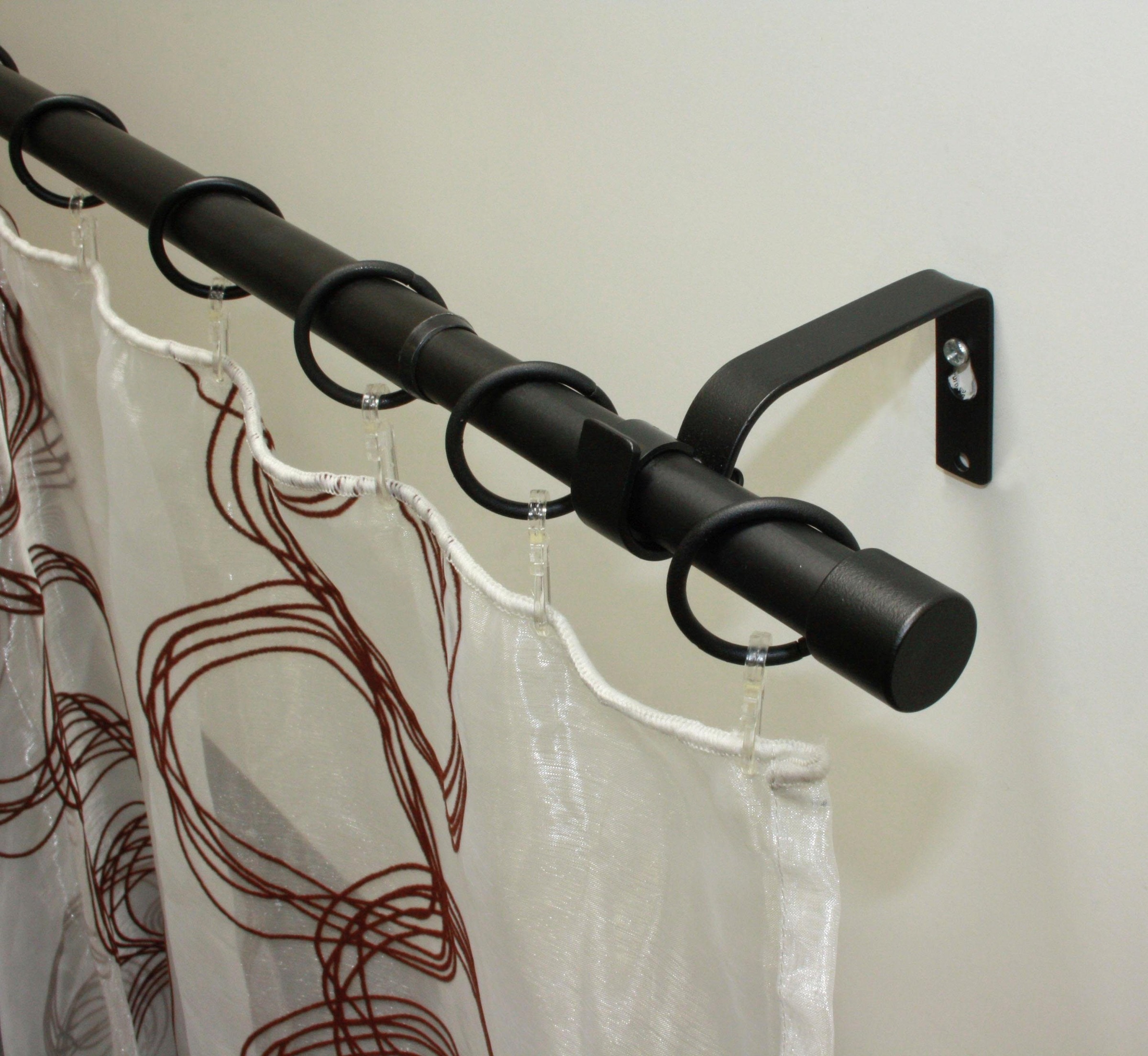 GARDINIA Gardinenstange "Set Metall" Ø 19 mm 1 läufig-läufig ausziehbar 1-L günstig online kaufen