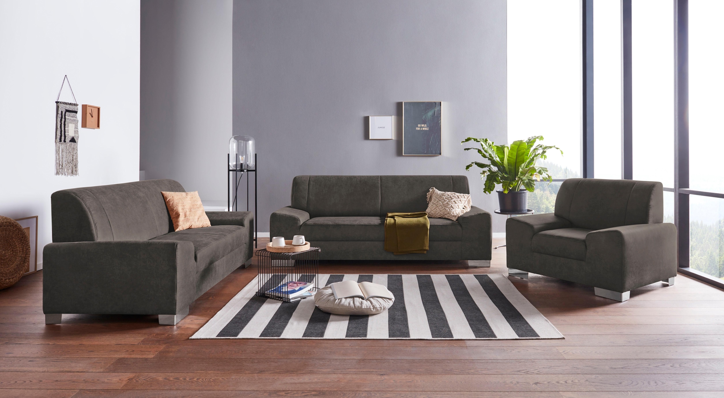 DOMO collection 2-Sitzer »Anzio«, Wahlweise mit Federkern