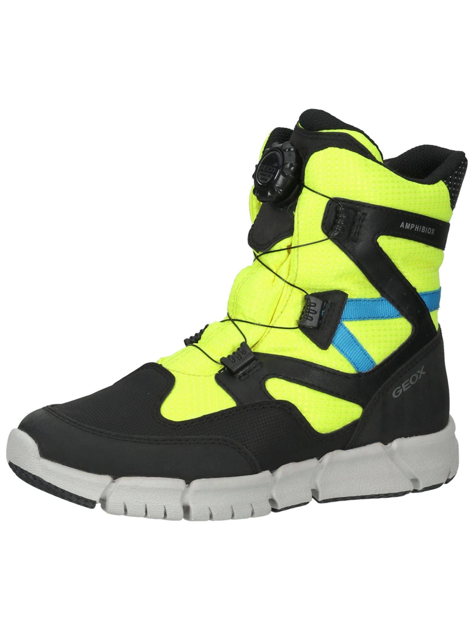 Geox Schnürstiefelette "Geox Stiefelette Lederimitat/Textil"