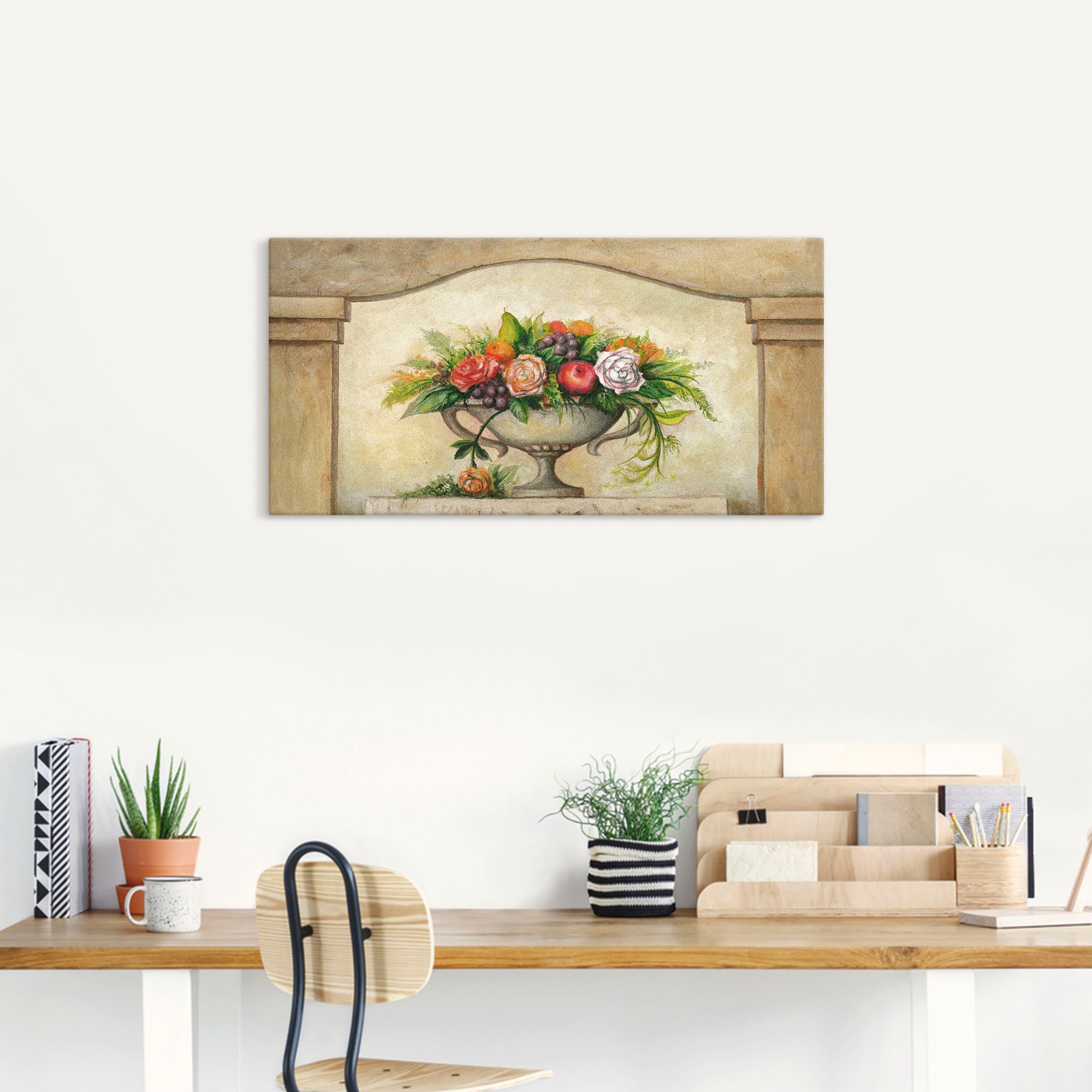 Artland Leinwandbild »Fresco Stillleben«, Arrangements, (1 St.), auf Keilrahmen gespannt