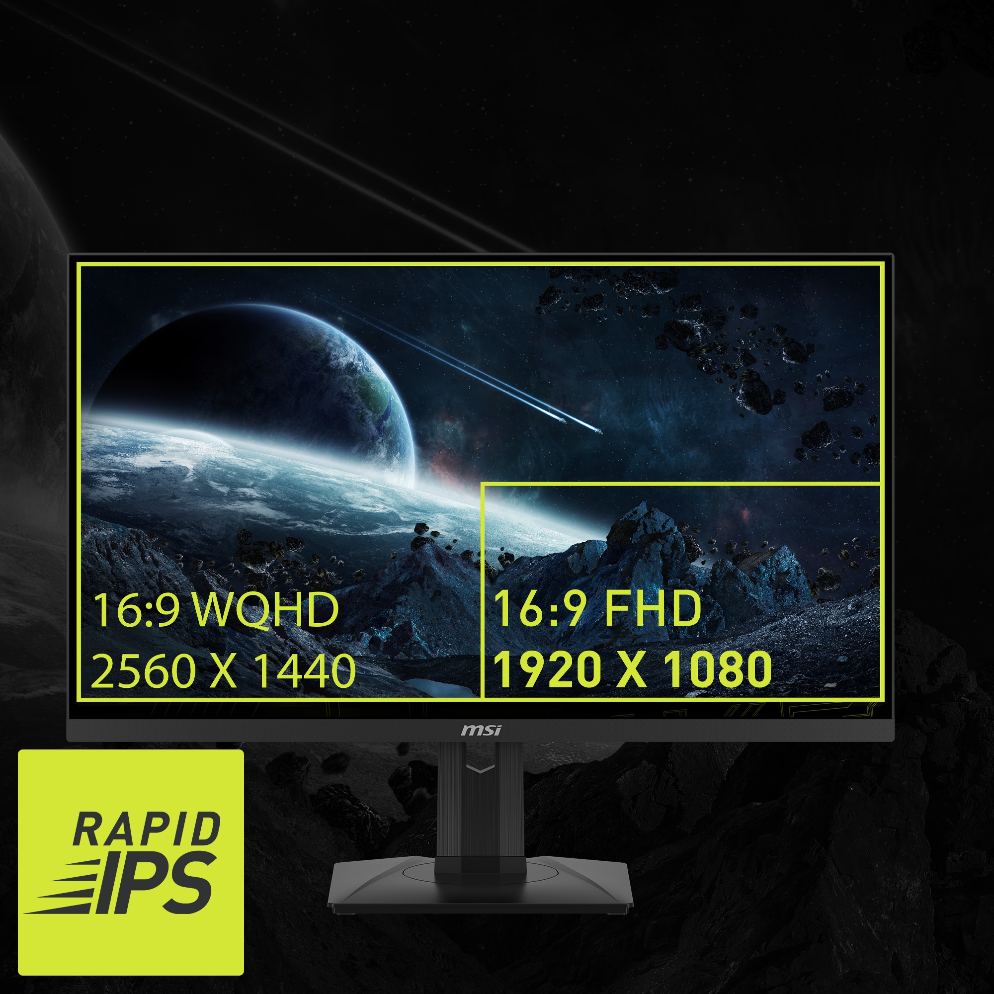 MSI Gaming-Monitor »MAG 274QRF QD E2«, 69 cm/27 Zoll, 2560 x 1440 px, WQHD, 1 ms Reaktionszeit, 180 Hz