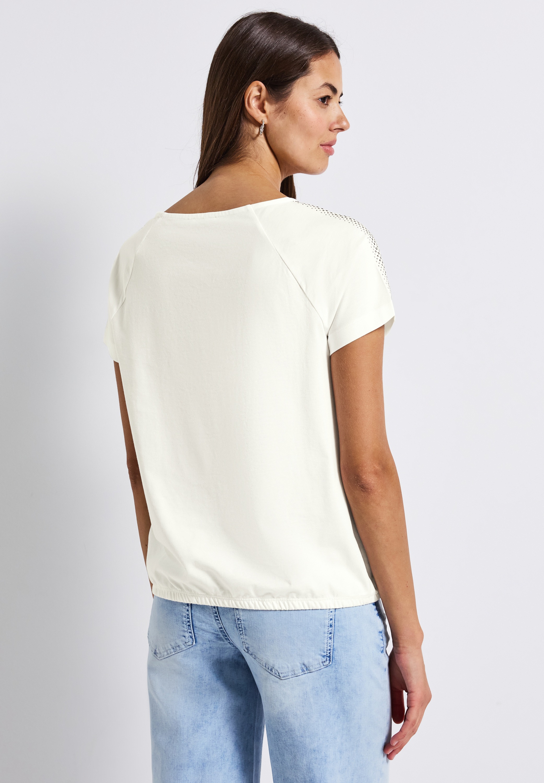 STREET ONE T-Shirt, aus reiner Baumwolle