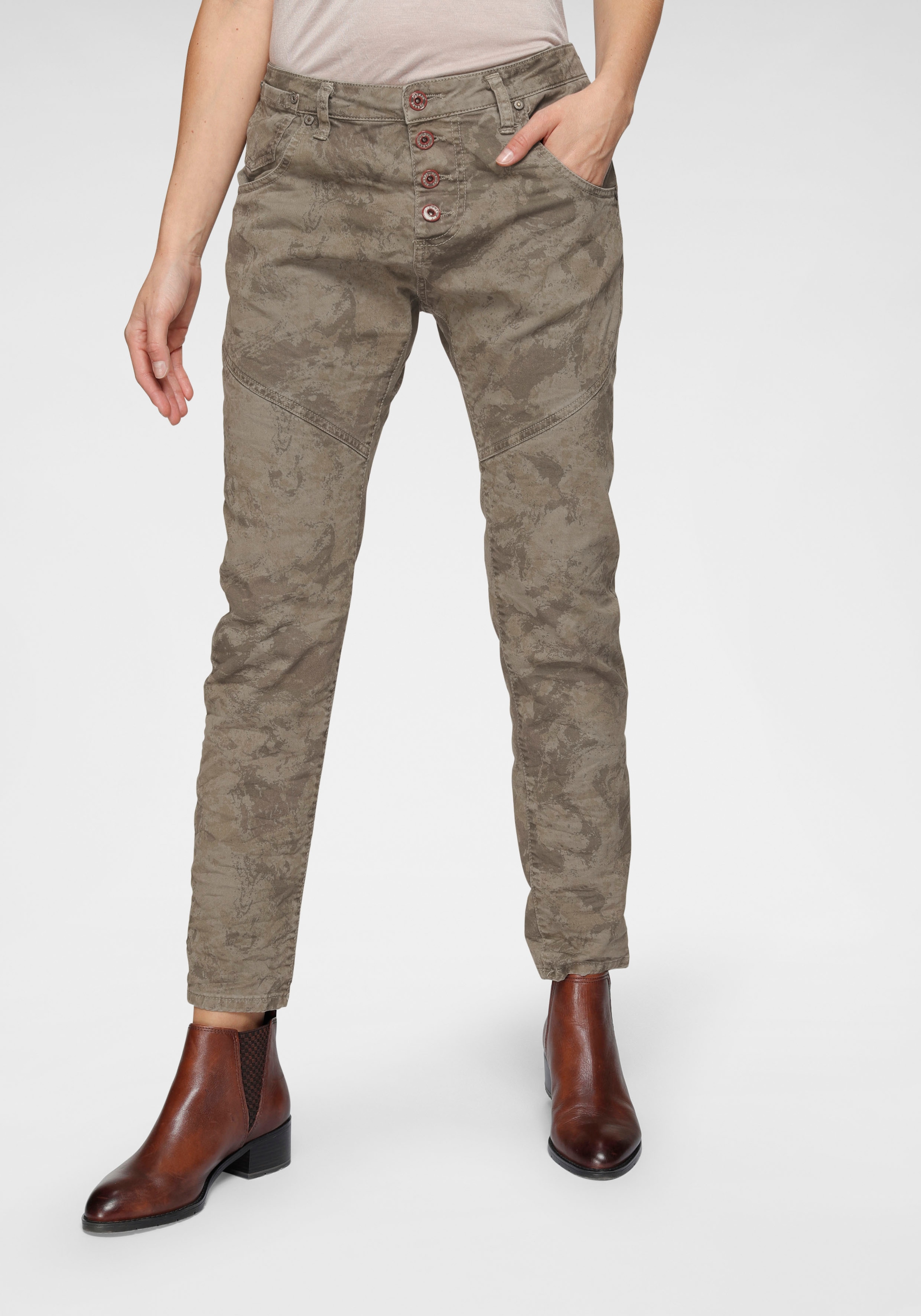 Please Jeans Röhrenhose »P78«, im online Military Style kaufen | BAUR