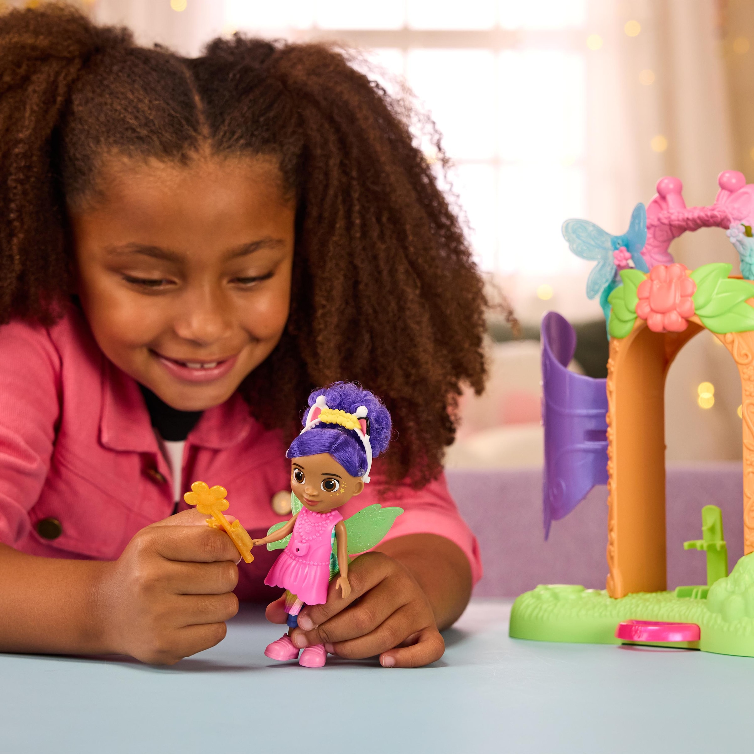 Spin Master Spielwelt »Gabby's Dollhouse - Fairylandia - Magisches Feen-Verwandlung Spielset«