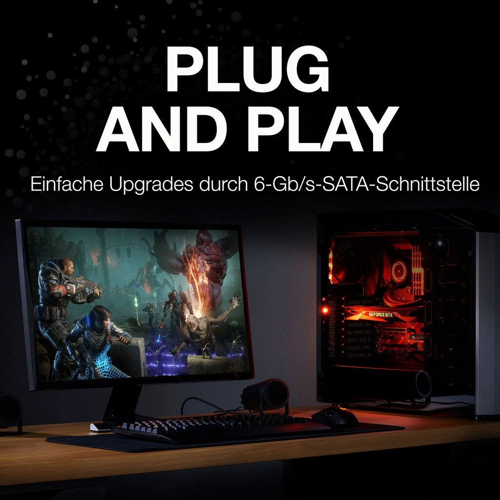 Seagate Gaming-SSD »FireCuda 120«, 2,5 Zoll, Anschluss SATA III